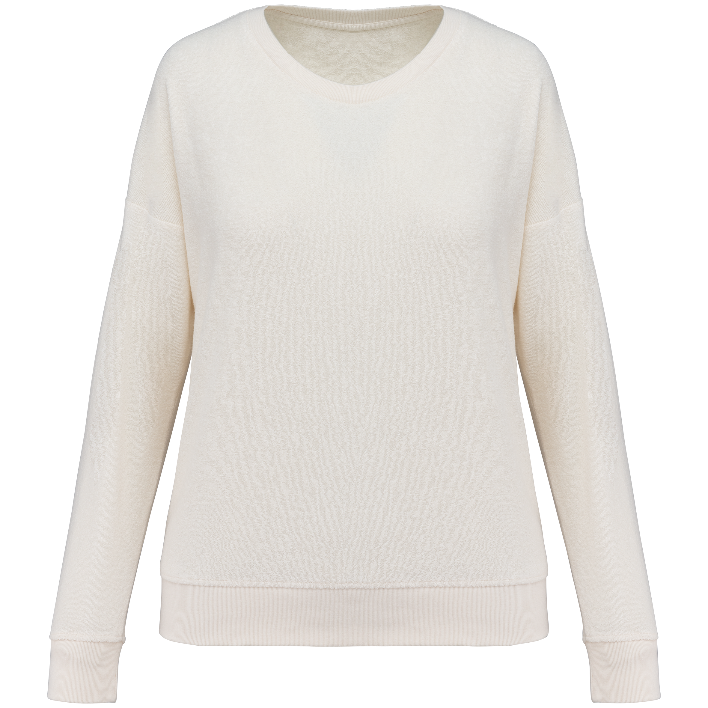 Umweltfreundliches Damen-Sweatshirt aus Frottee