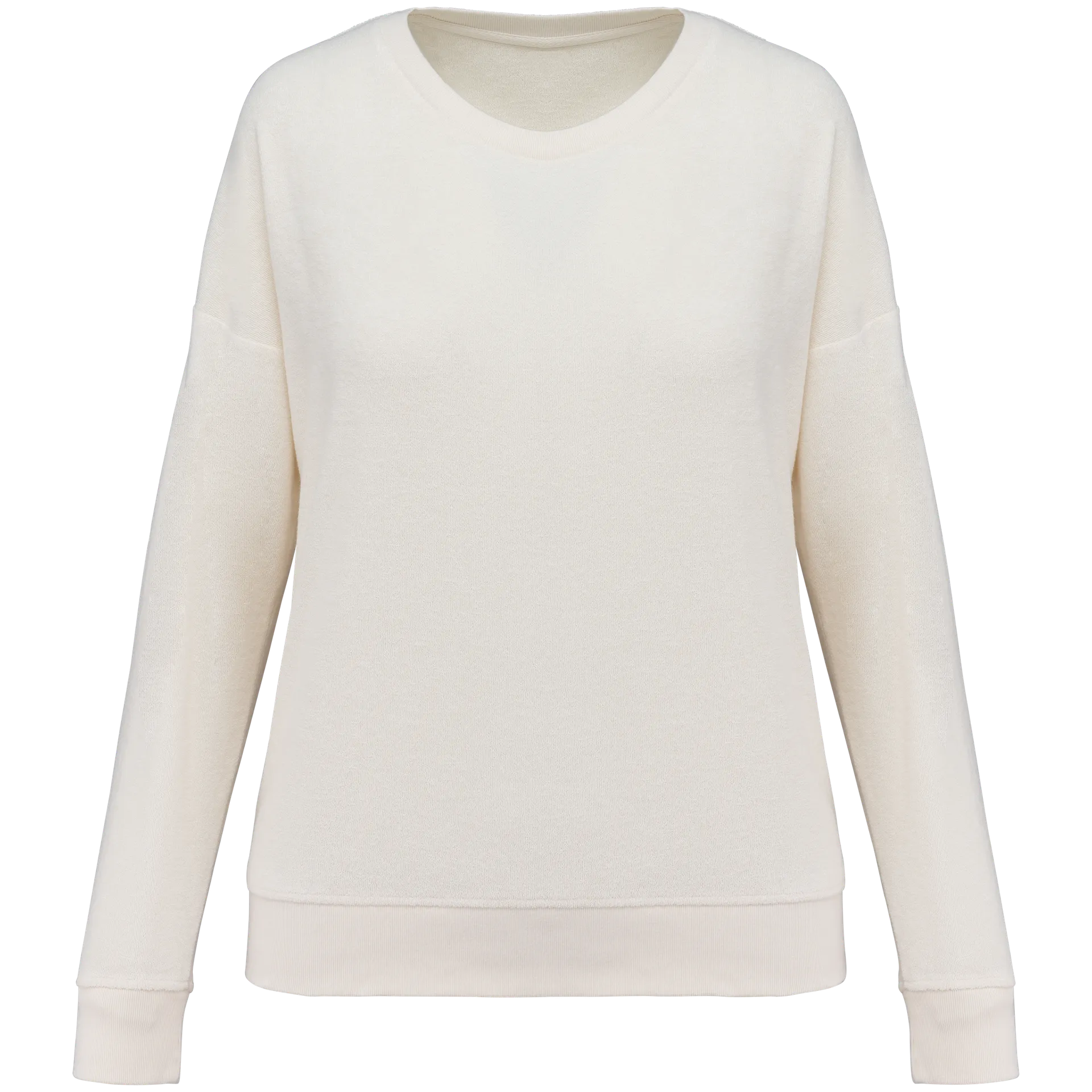 Umweltfreundliches Damen-Sweatshirt aus Frottee