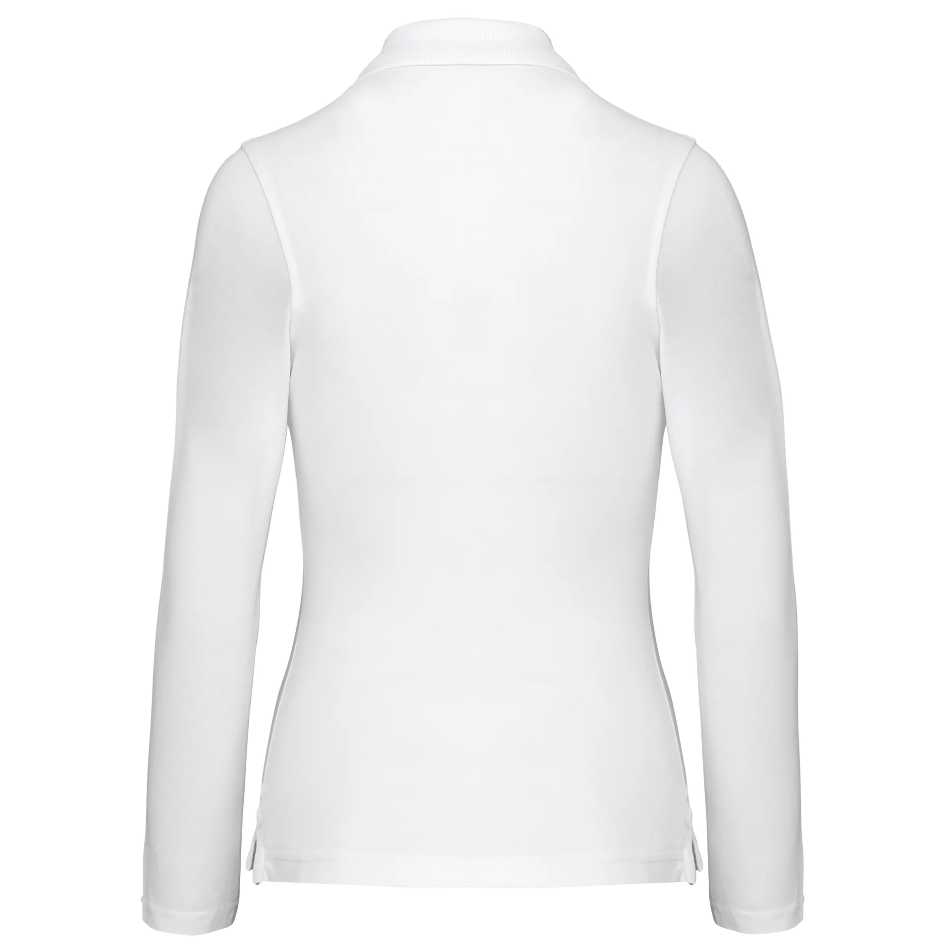 Damen Piqué Poloshirt Langarm