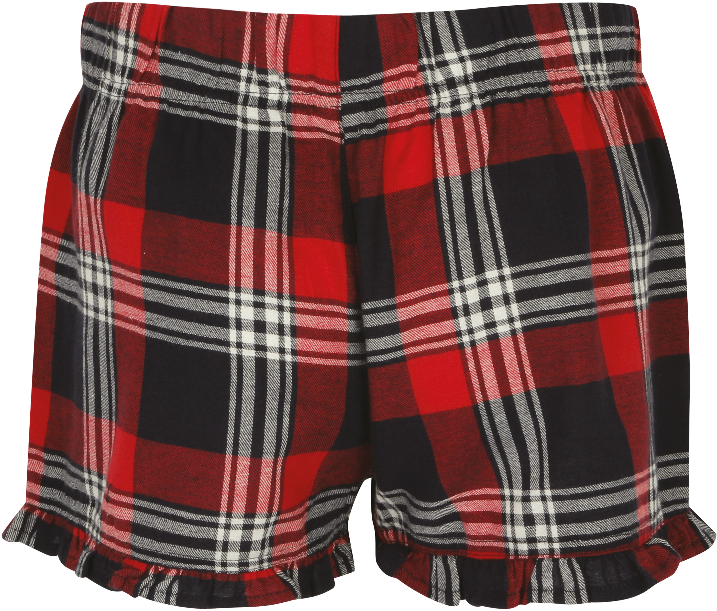 Women's Tartan Frill Lounge Shorts