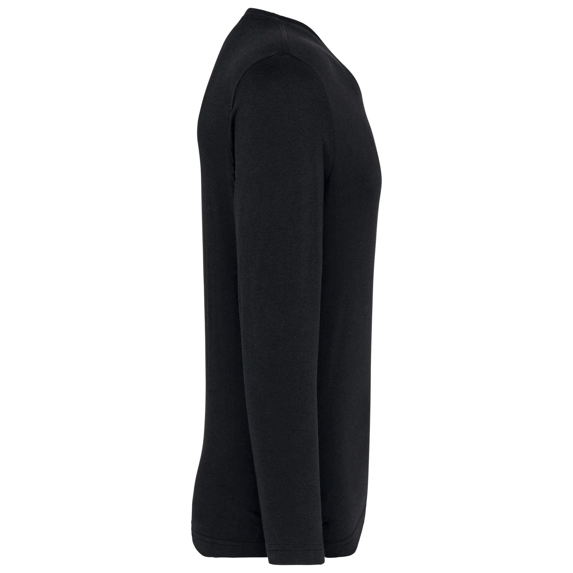 Herren Langarm-T-Shirt V-Ausschnitt