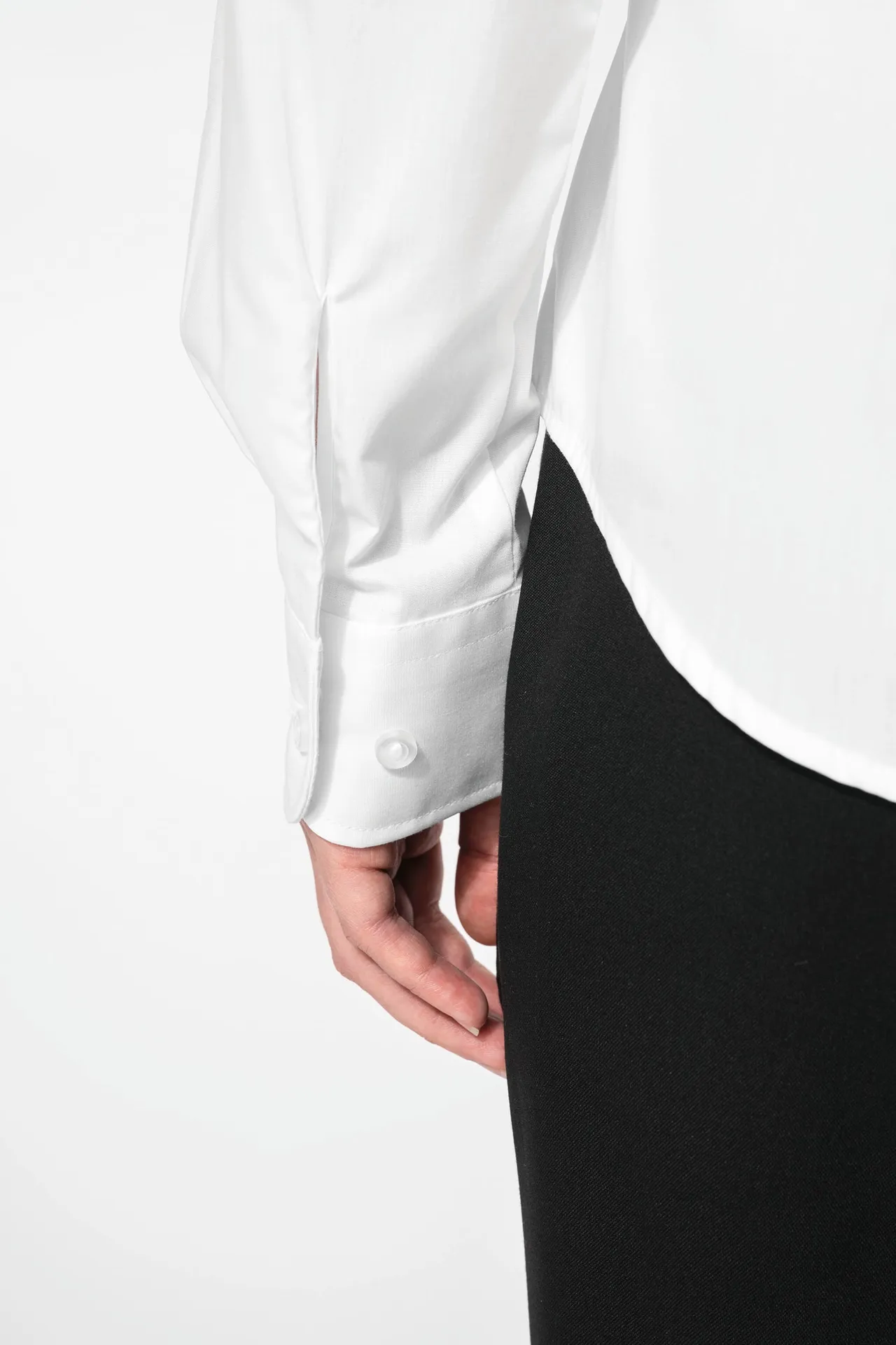 Damen Popelinebluse Langarm