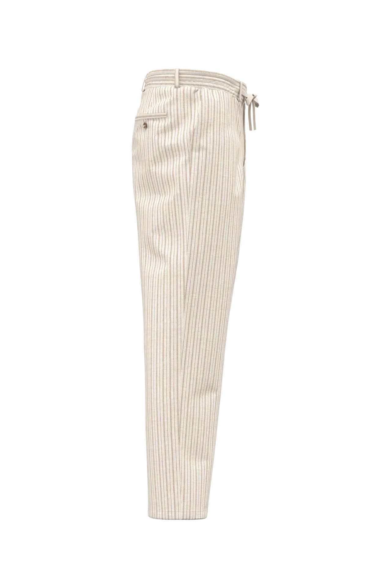 Gestreifte Leinenhose für Herren