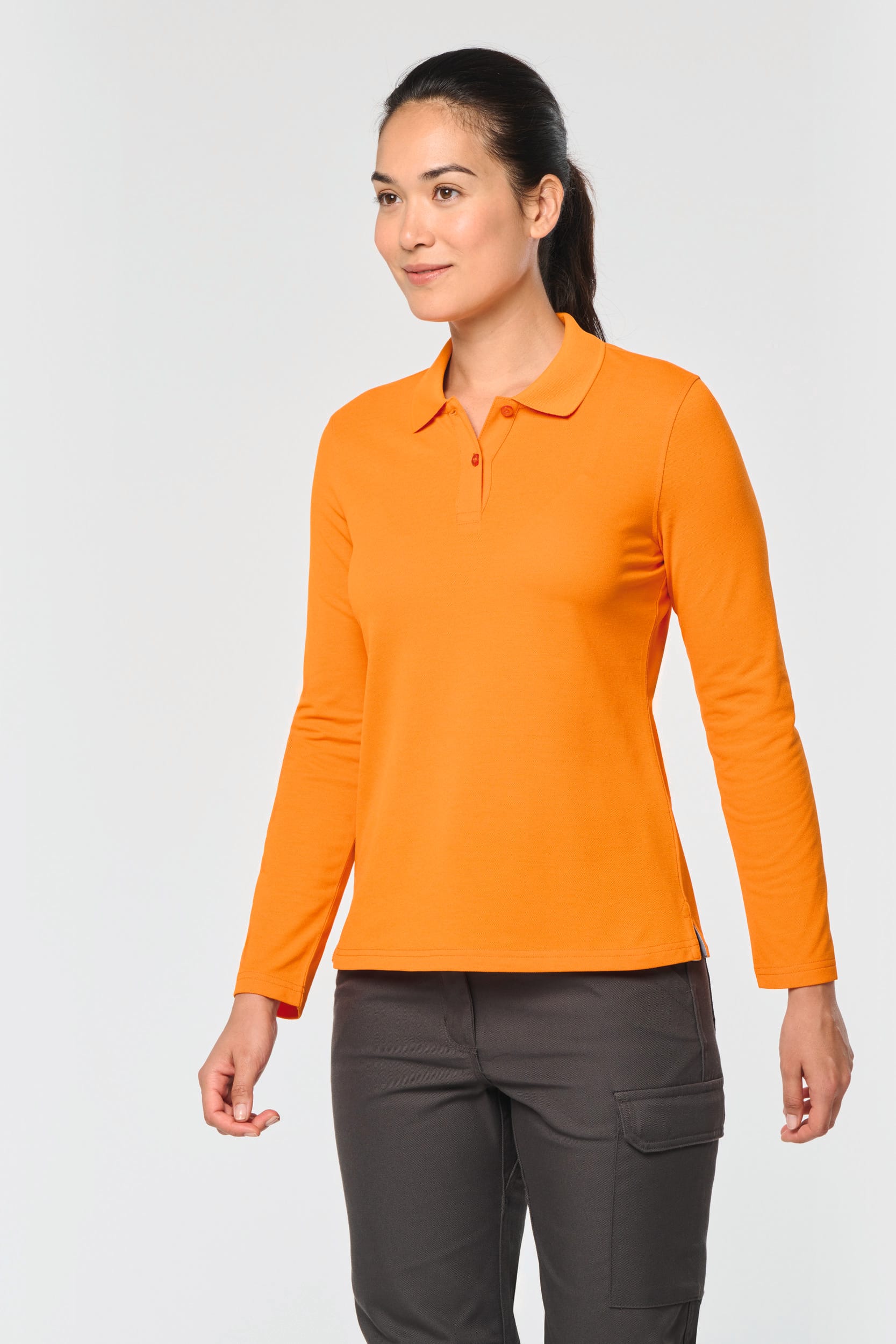Langarm-Polohemd für Damen