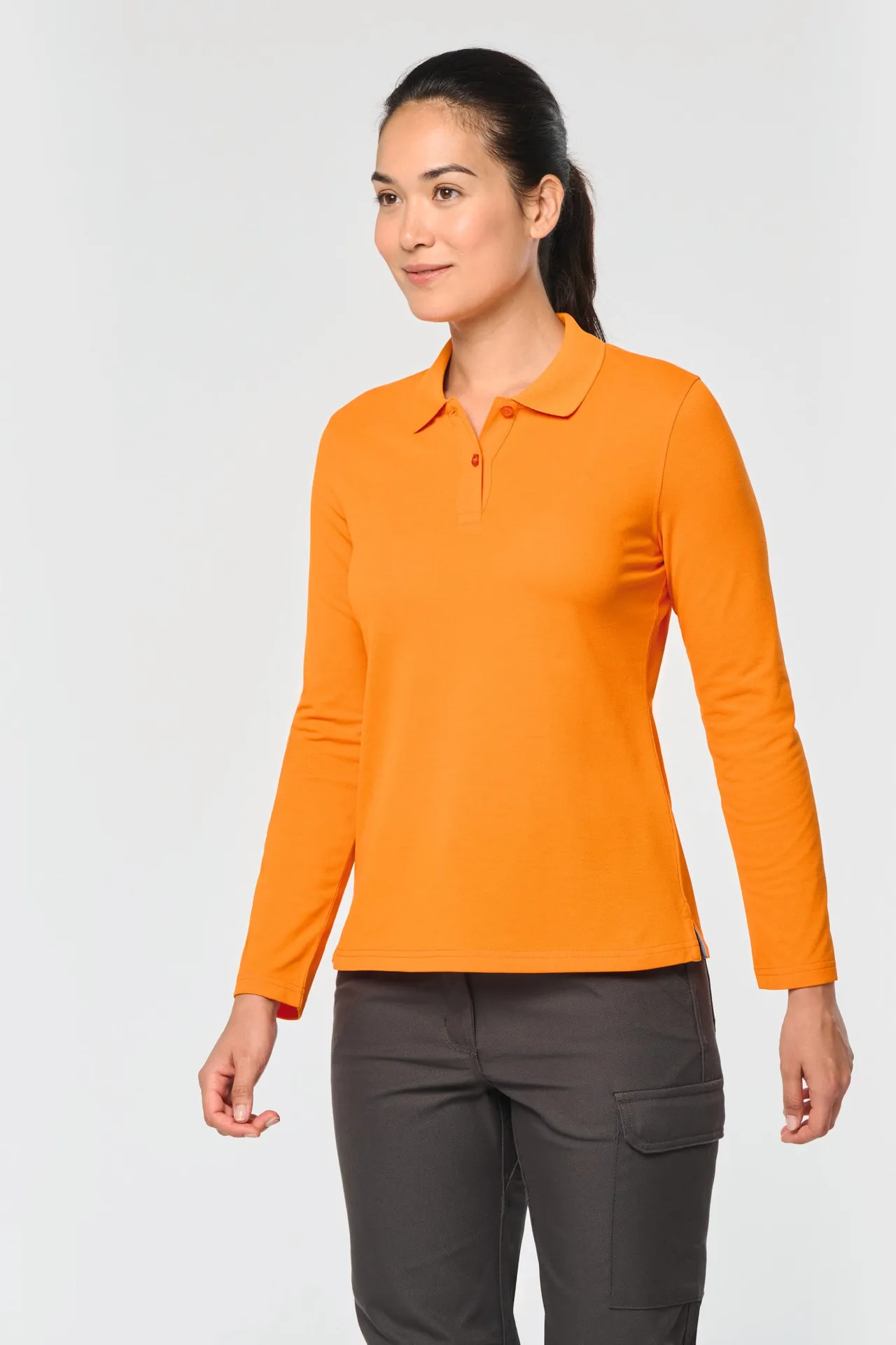 Langarm-Polohemd für Damen