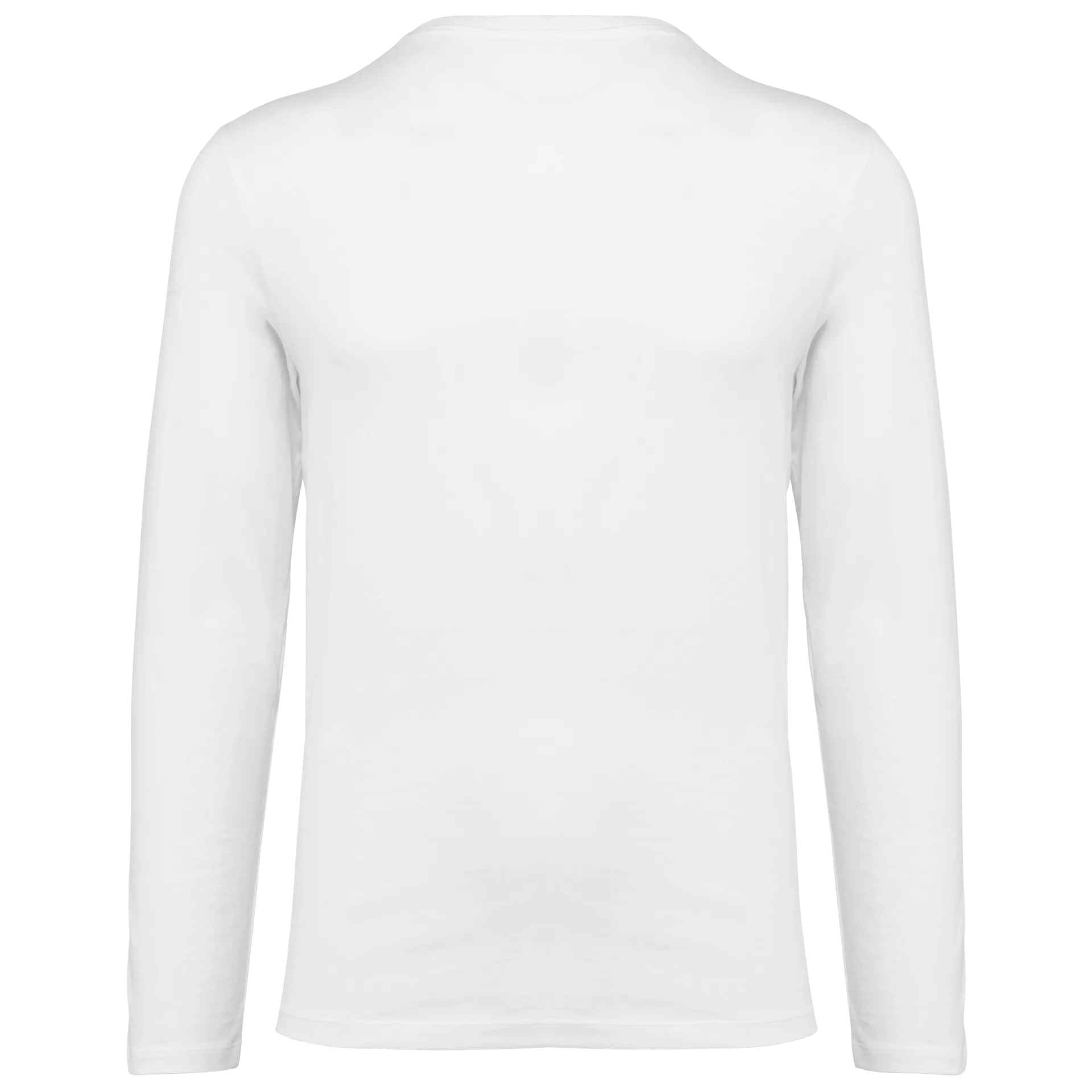 Supima® Herren-T-Shirt mit V-Ausschnitt und langen Ärmeln