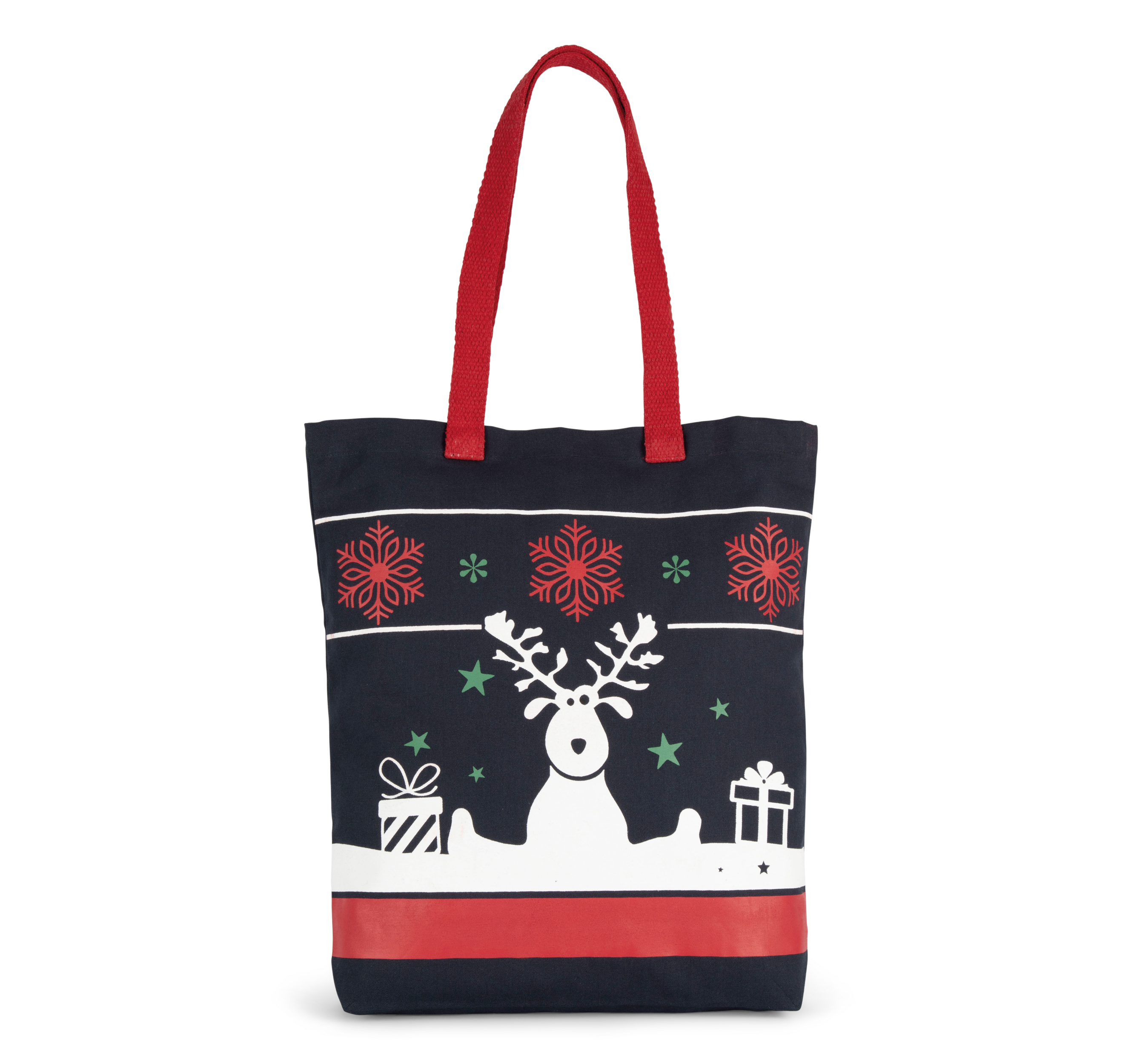 Einkaufstasche mit Weihnachtsmotiven Einkaufstasche mit Weihnachtsmotiven