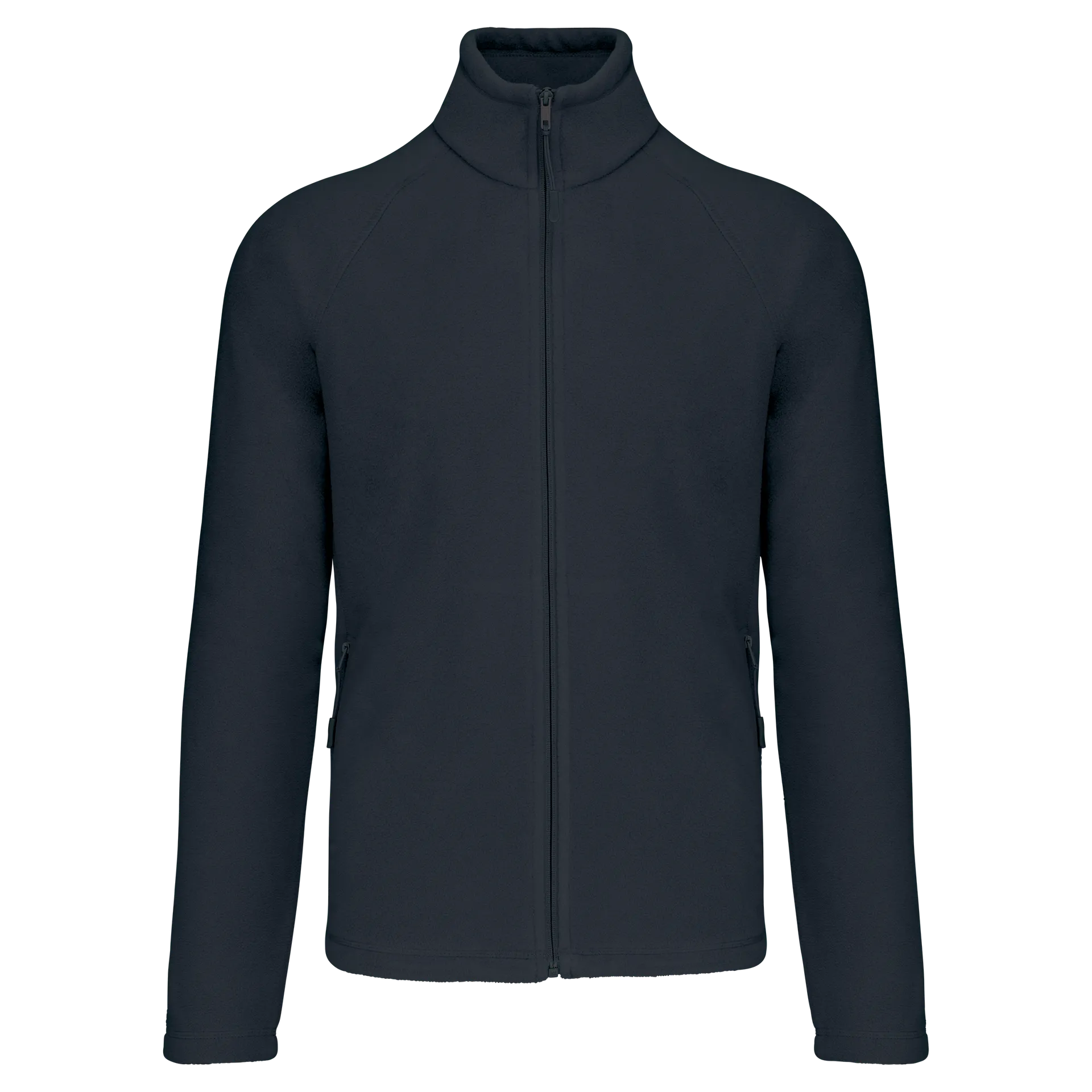 Mikrofleece-Jacke mit Reißverschluss Raglanärmel für Herren