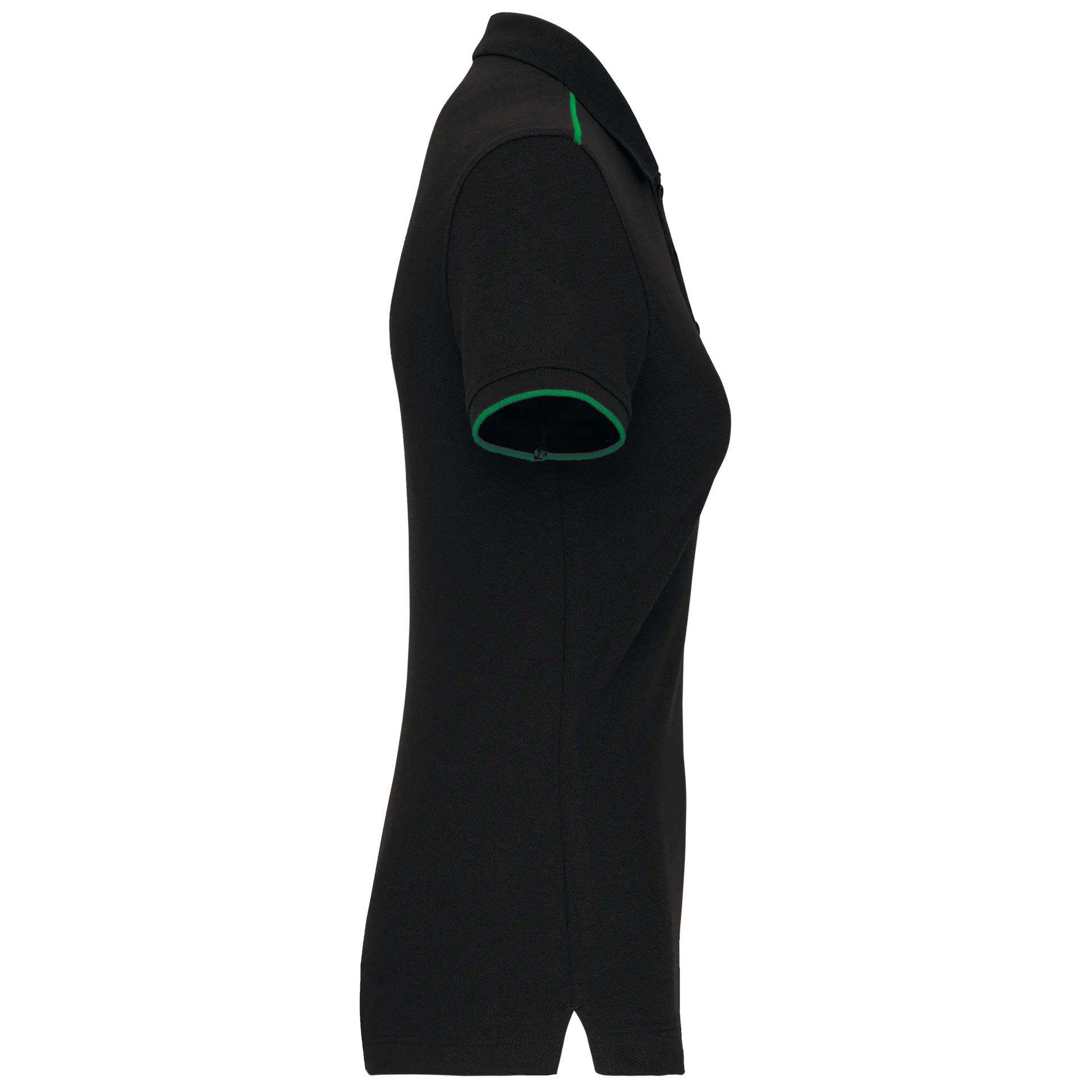 Damen-Polohemd Day To Day mit kontrastfarbenen, kurzen Ärmeln