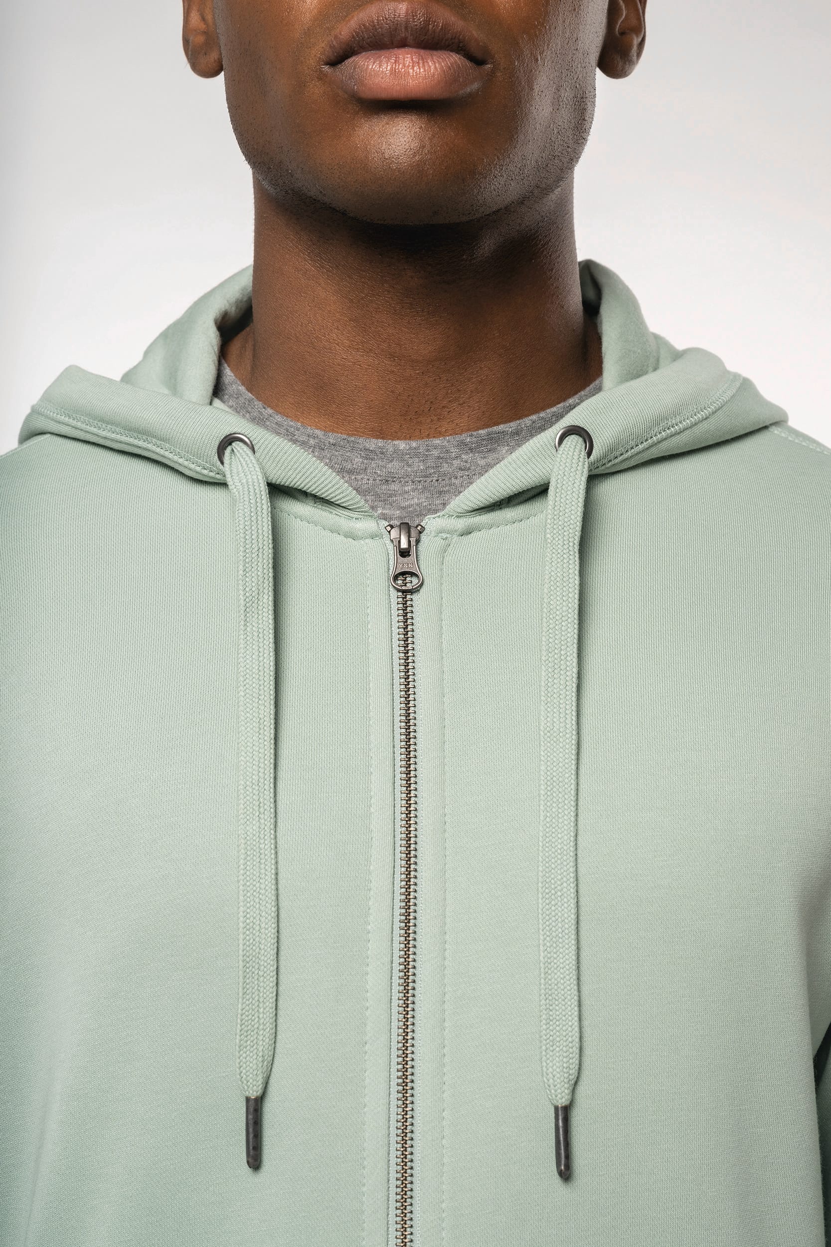 Umweltfreundliches Unisex-Kapuzensweatshirt mit Reißverschluss