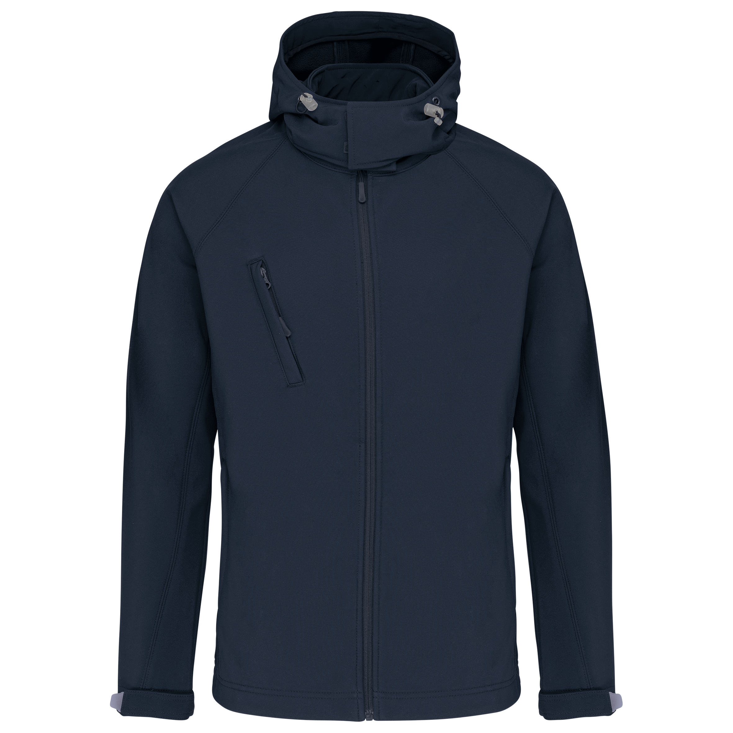 Herren Softshell-Jacke mit Abnehmbare Kapuze