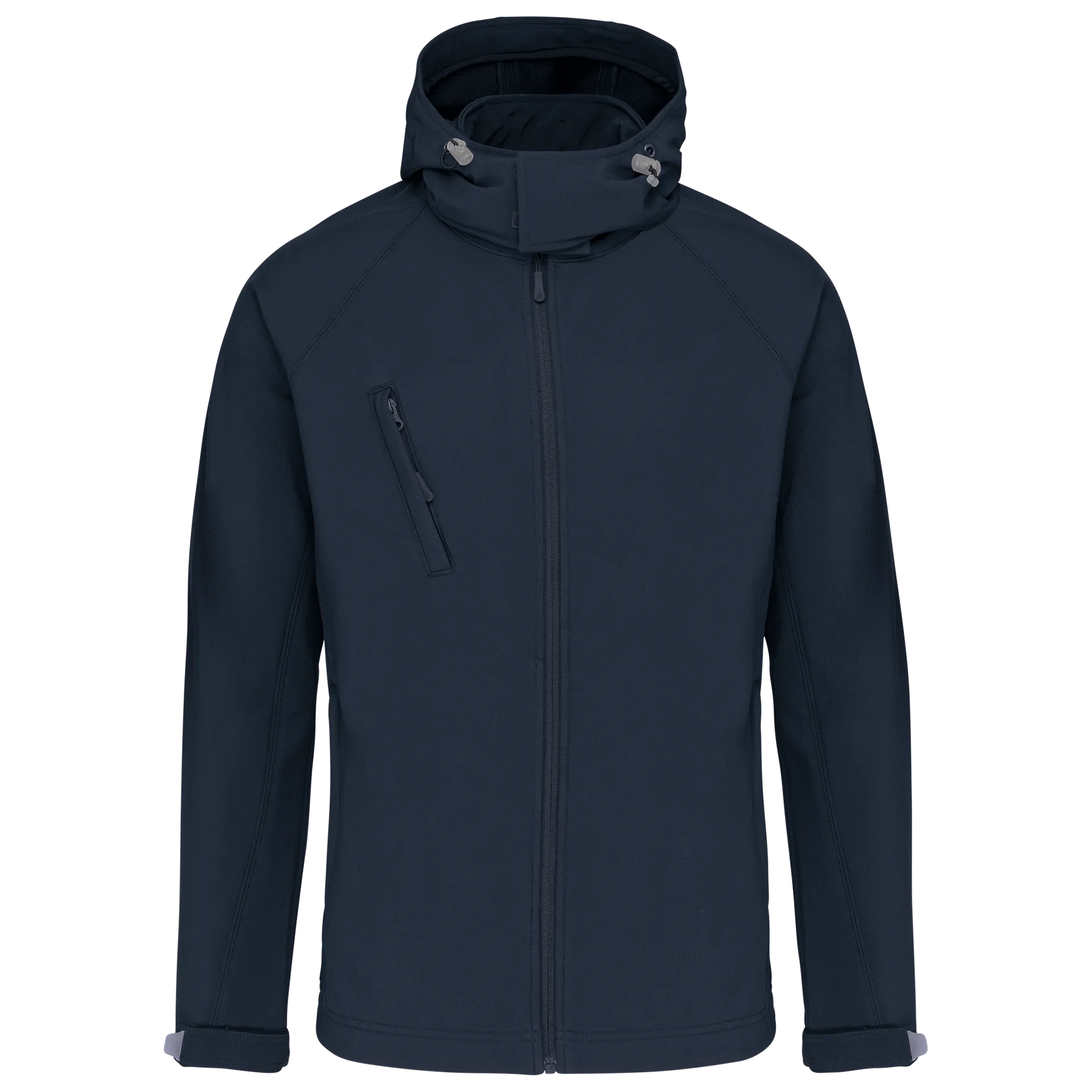 Herren Softshell-Jacke mit Abnehmbare Kapuze