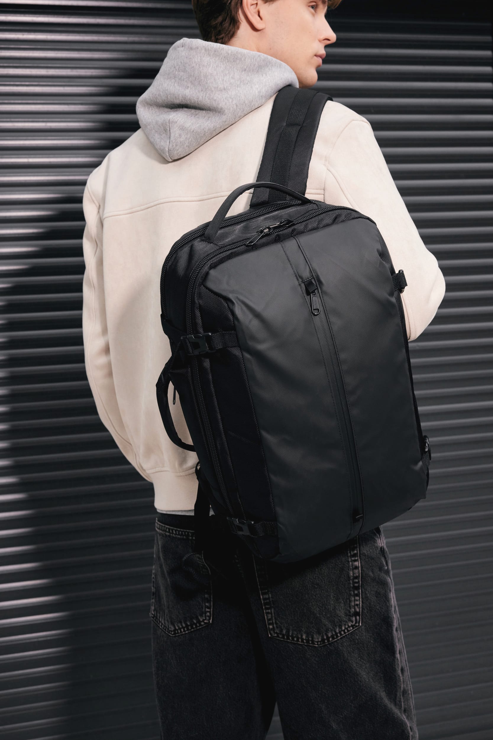 Rucksack mit Trägermaterial für Notebook