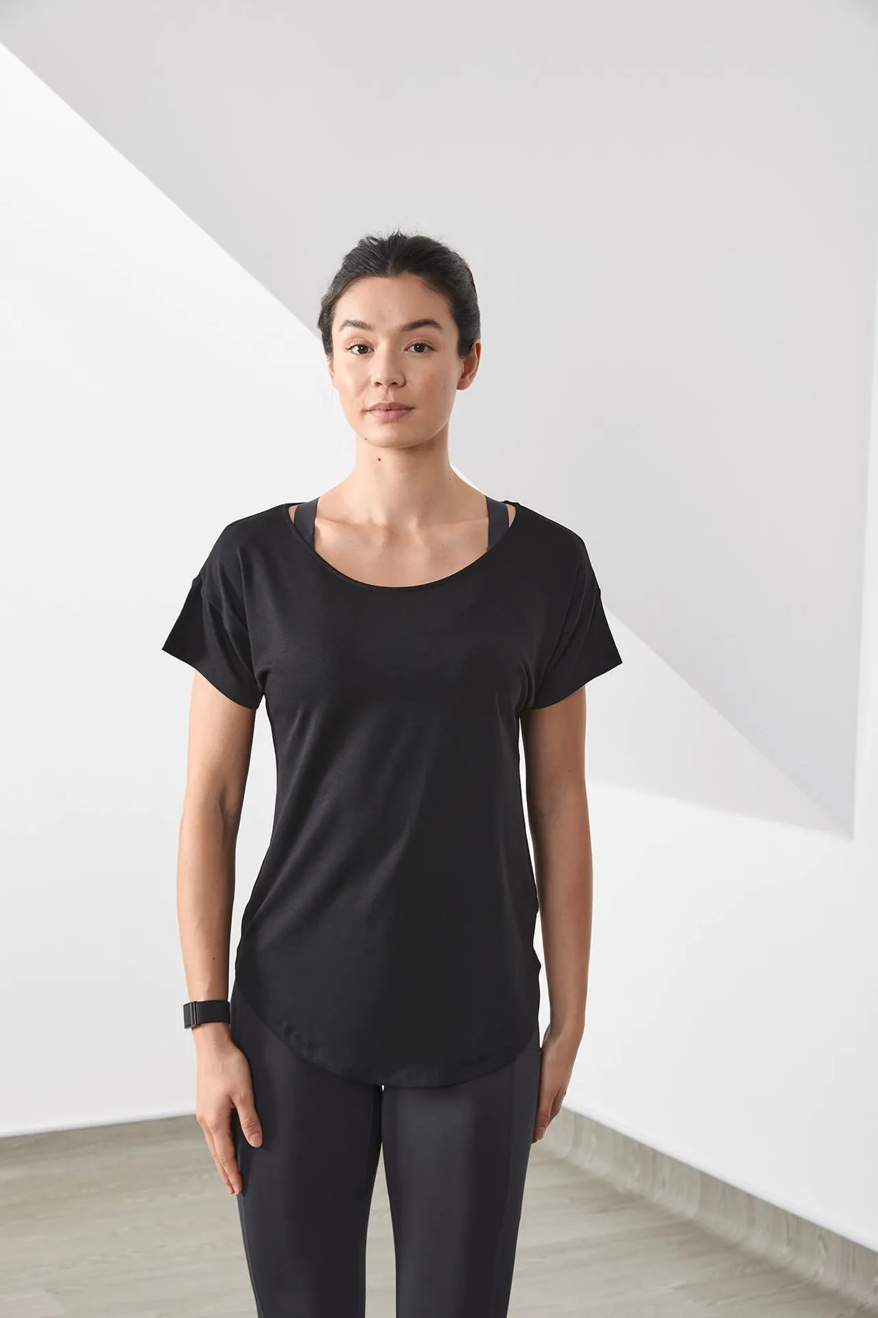 Scoop neck damen-T-Shirt