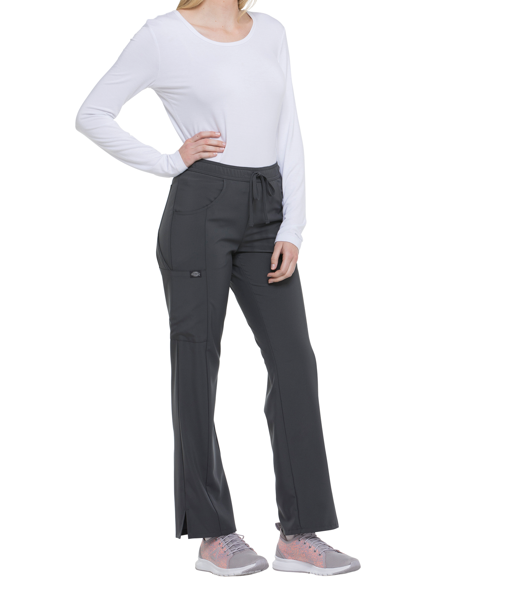 Damenhose mit mittlerem Bund und Kordelzug