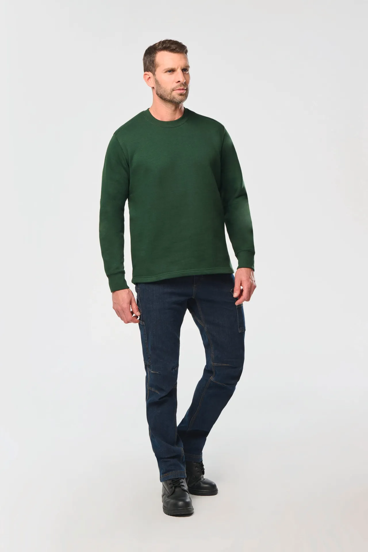 Denim-Herrenhose mit mehreren Taschen