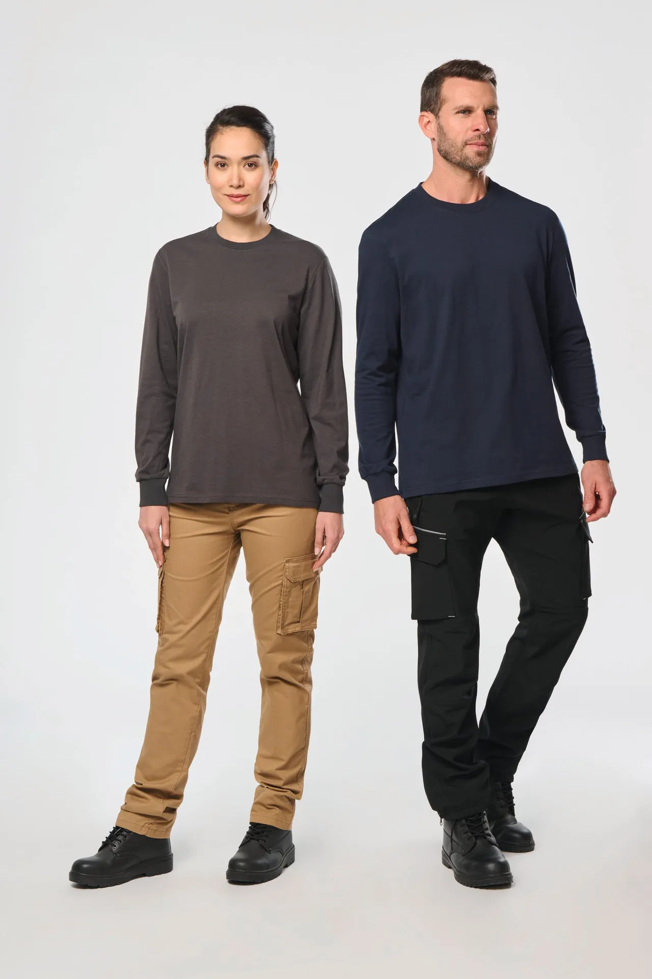 Umweltfreundliches Unisex-T-Shirt mit langen Ärmeln