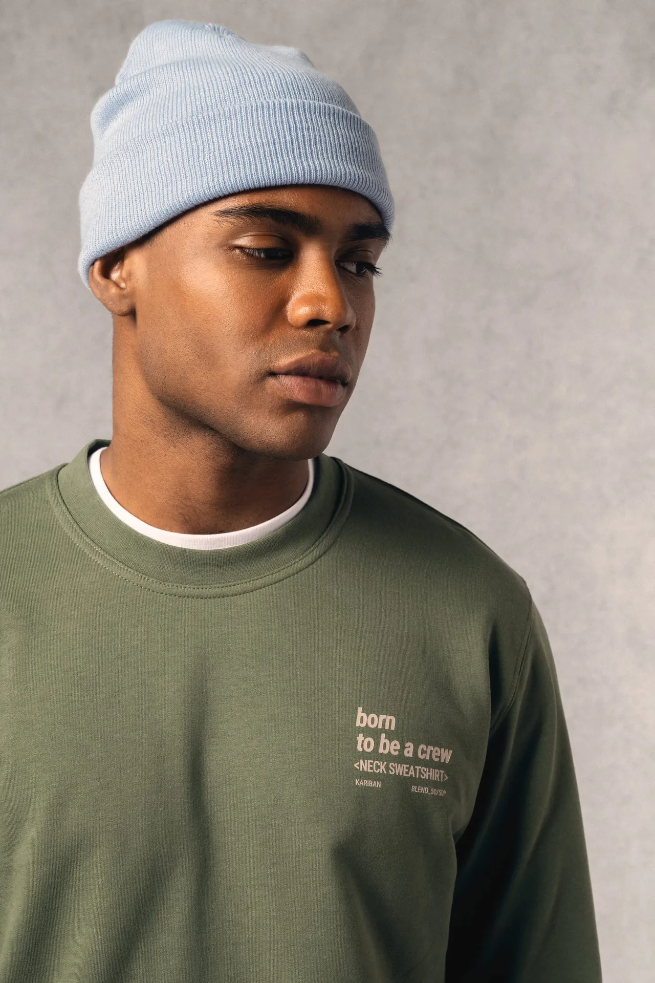 Recyceltes Unisex-Sweatshirt mit Rundhalsausschnitt