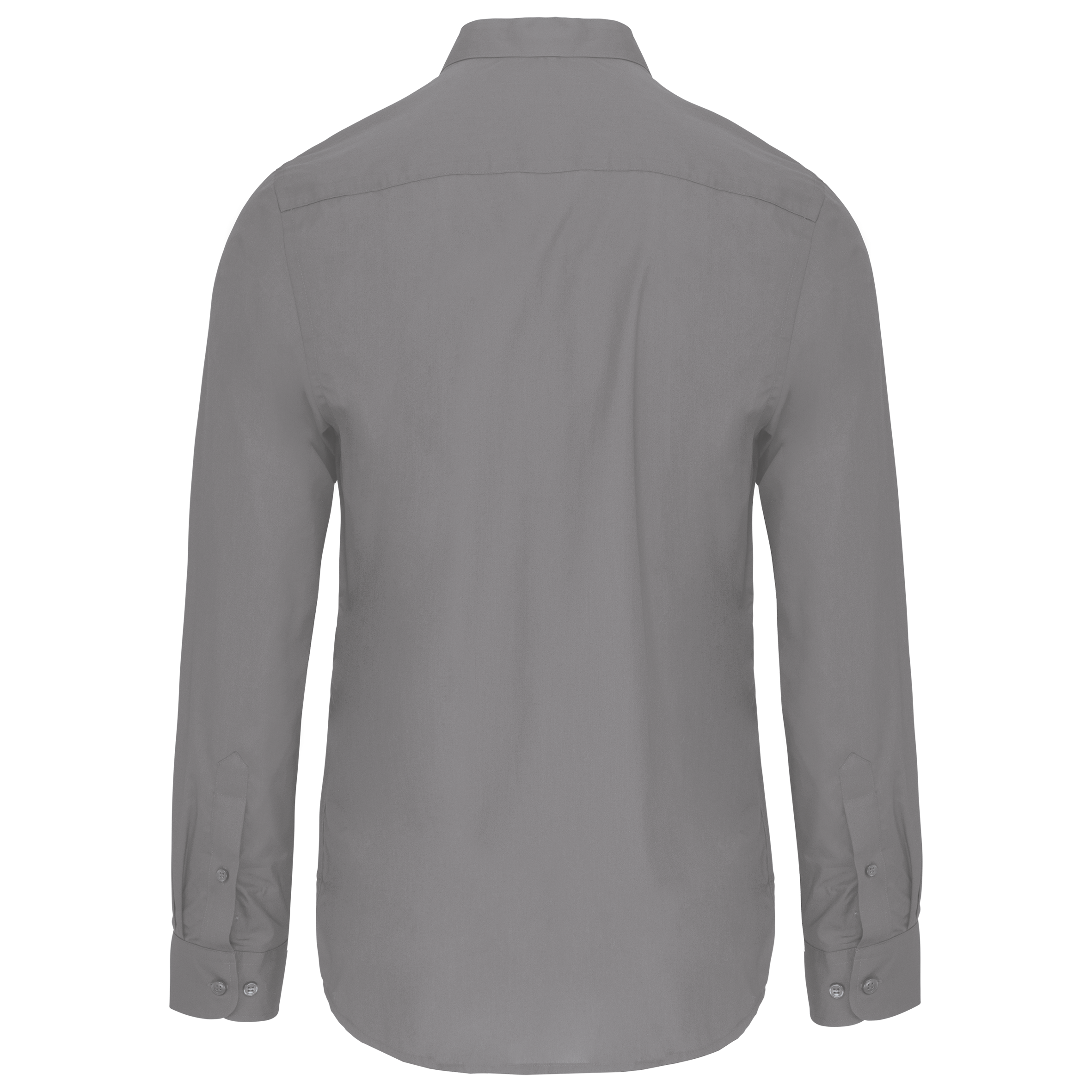 Herrenhemd mao-kragen langarm