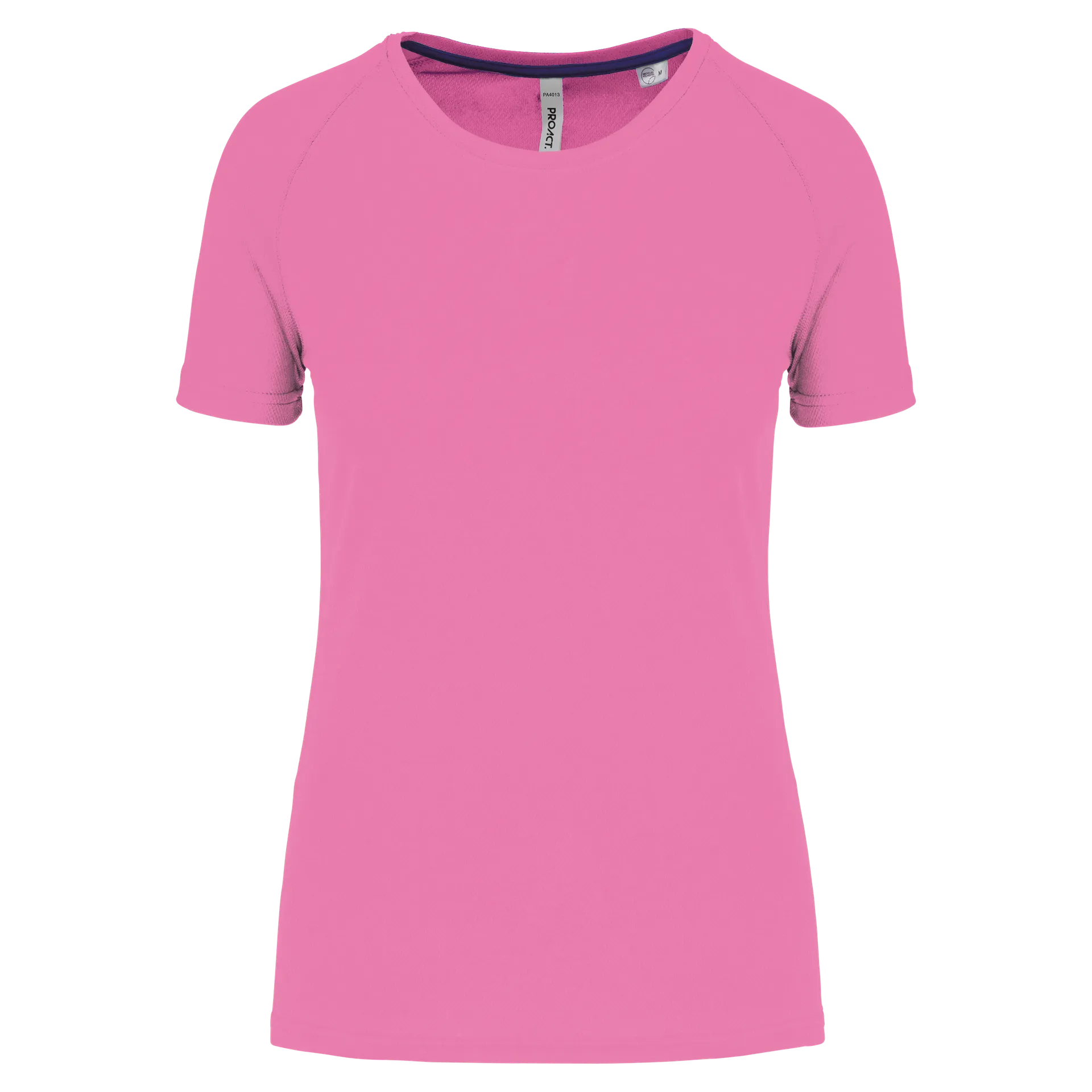 Damen-Sportshirt aus Recyclingmaterial mit Rundhalsausschnitt