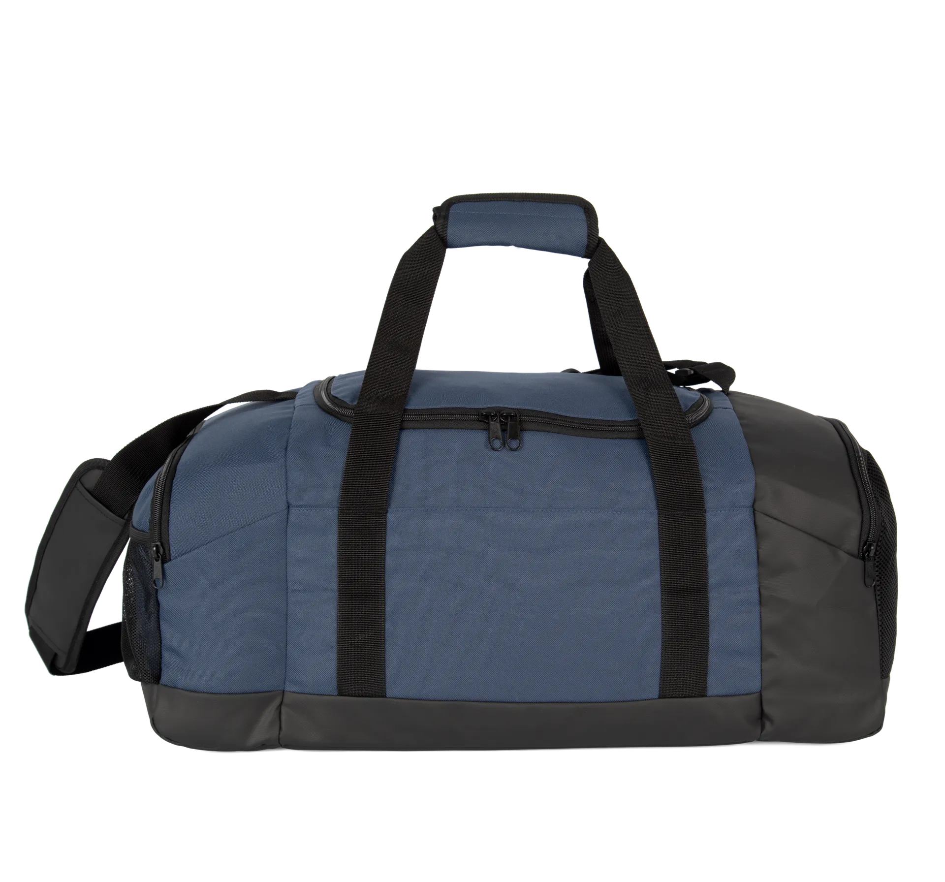 Recycelte Sporttasche mit doppelter Seitentasche