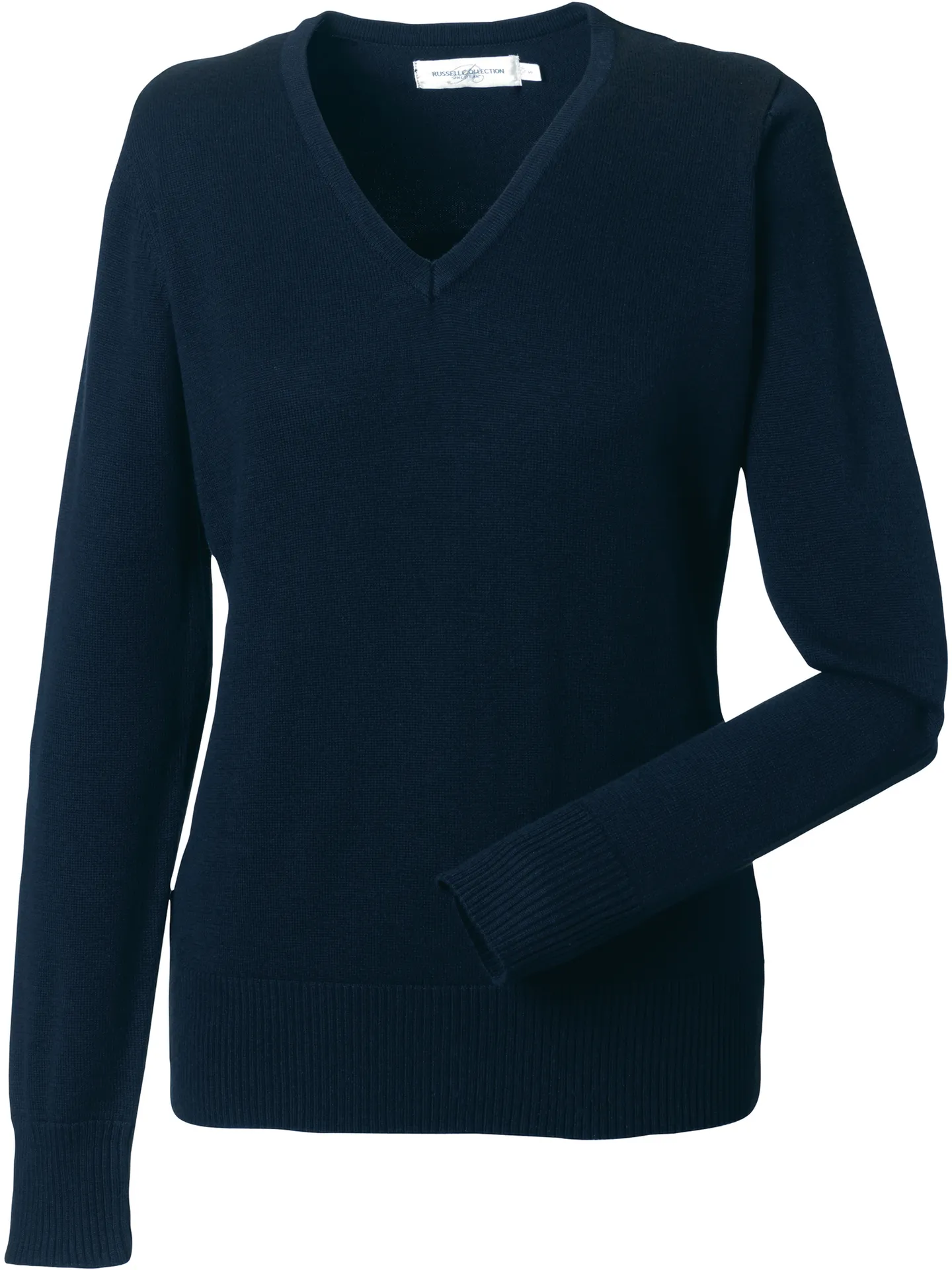 Ladies' V-neck Knitted Pullover