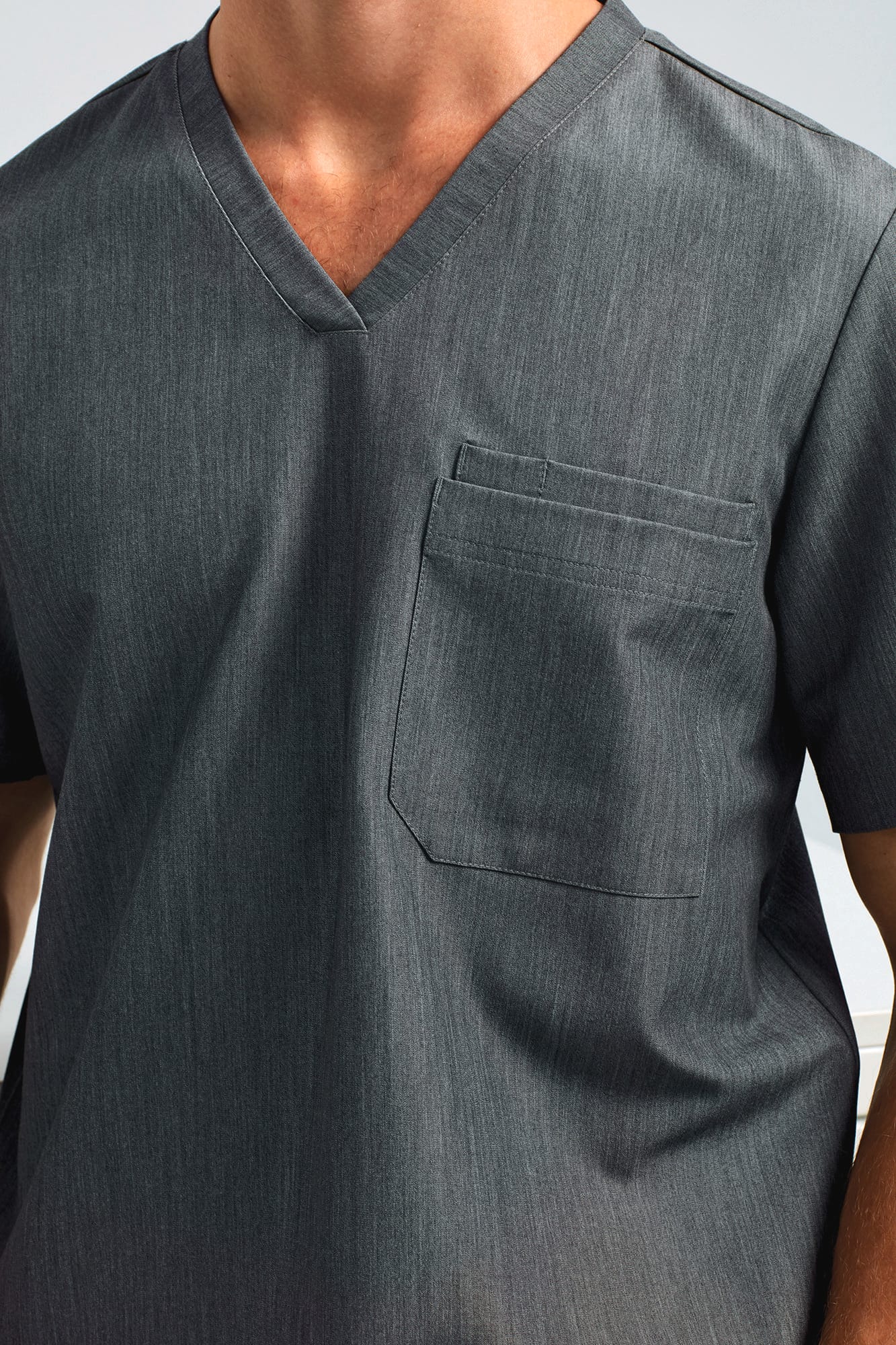 Stretch-Tunika für Herren mit kurzen Ärmeln Stretch-Tunika für Herren mit kurzen Ärmeln
