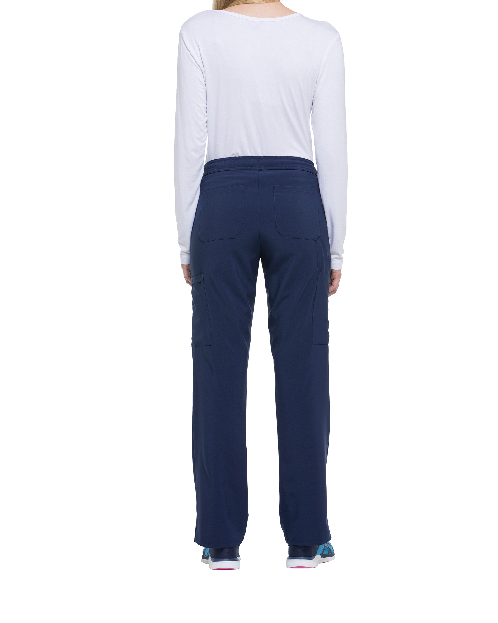Damenhose mit mittlerem Bund und Kordelzug