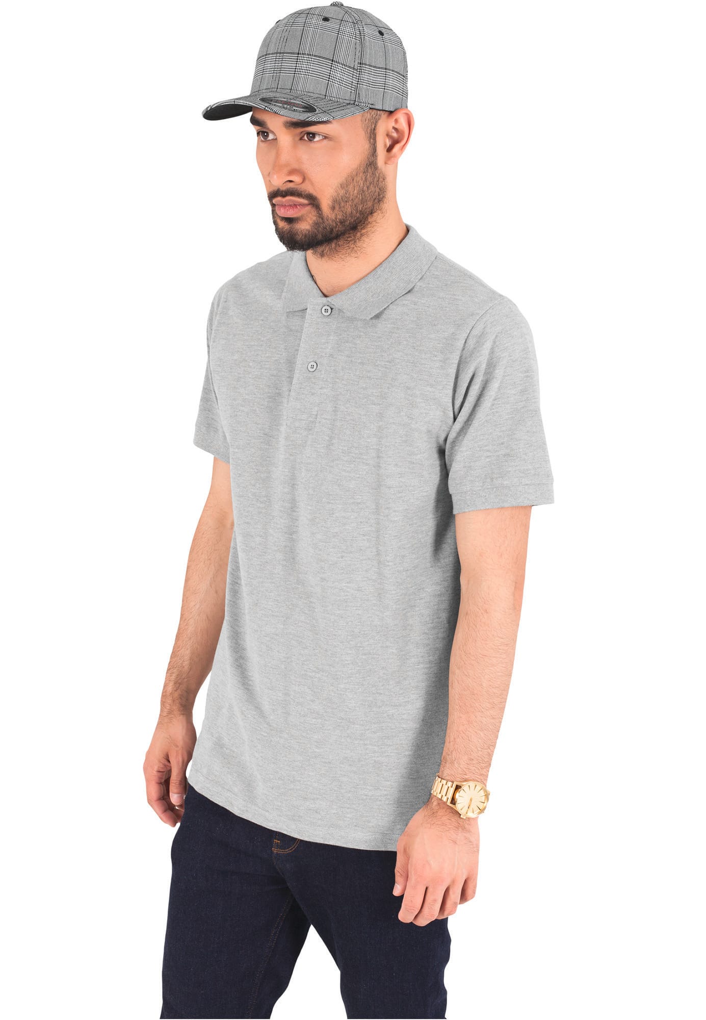 Kappe mit Prince of Wales-Muster