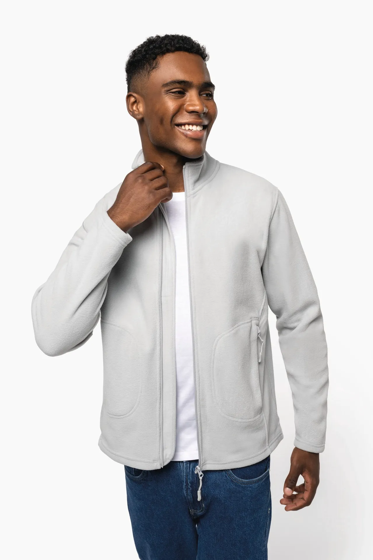 Umweltfreundliche Unisex-Fleecejacke