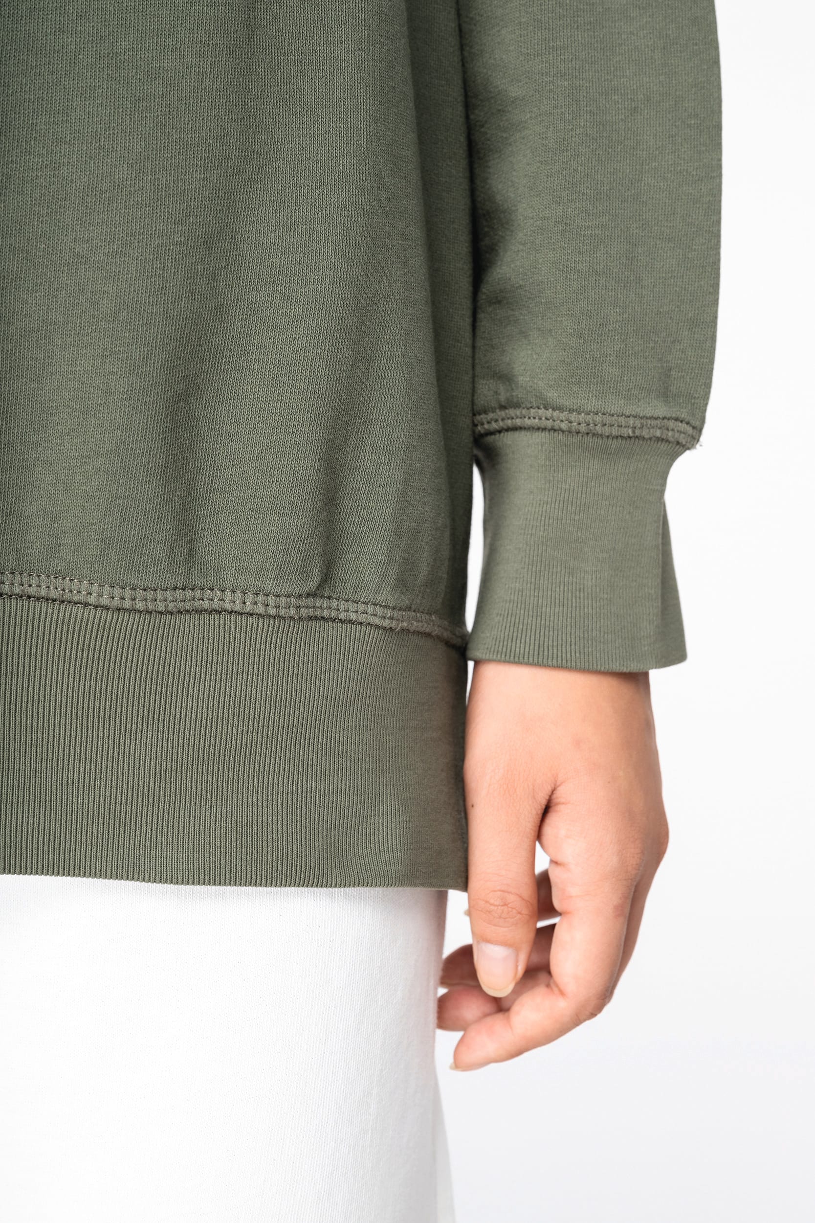 Umweltfreundliches Unisex Sweatshirt mit Rundhalsausschnitt aus French Terry