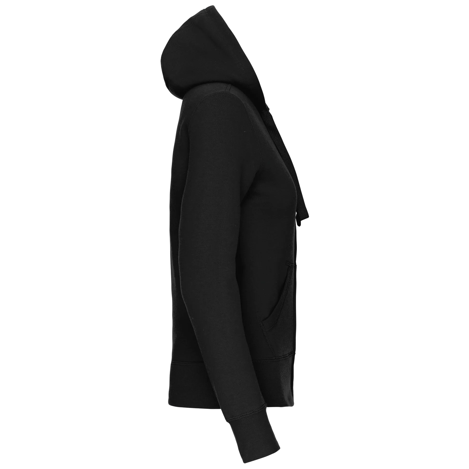 DAMEN KAPUZENSHIRT mit Reißververschluss