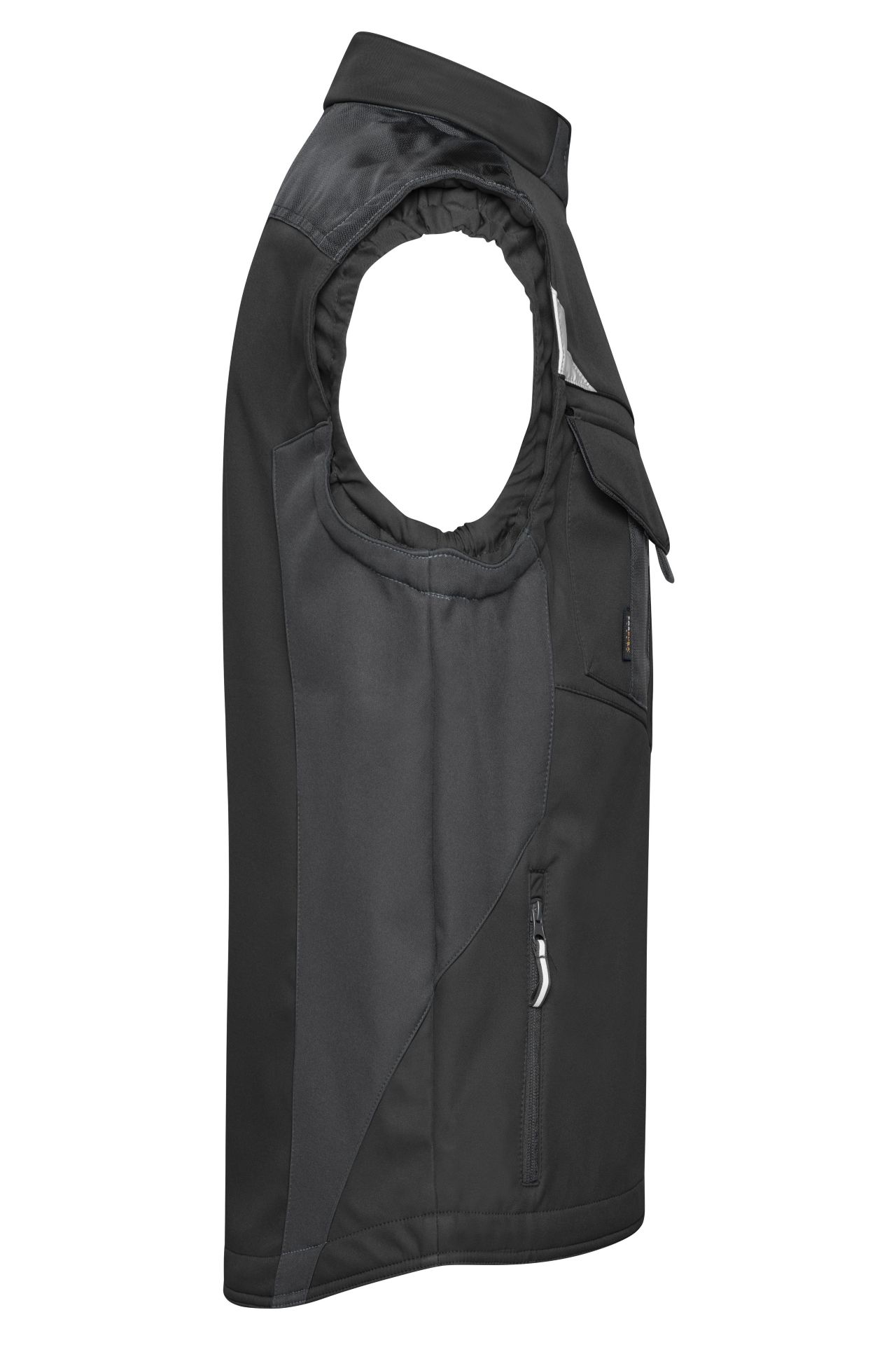 James & Nicholson JN845 – Funktionale Softshell-Arbeitsweste mit CORDURA®