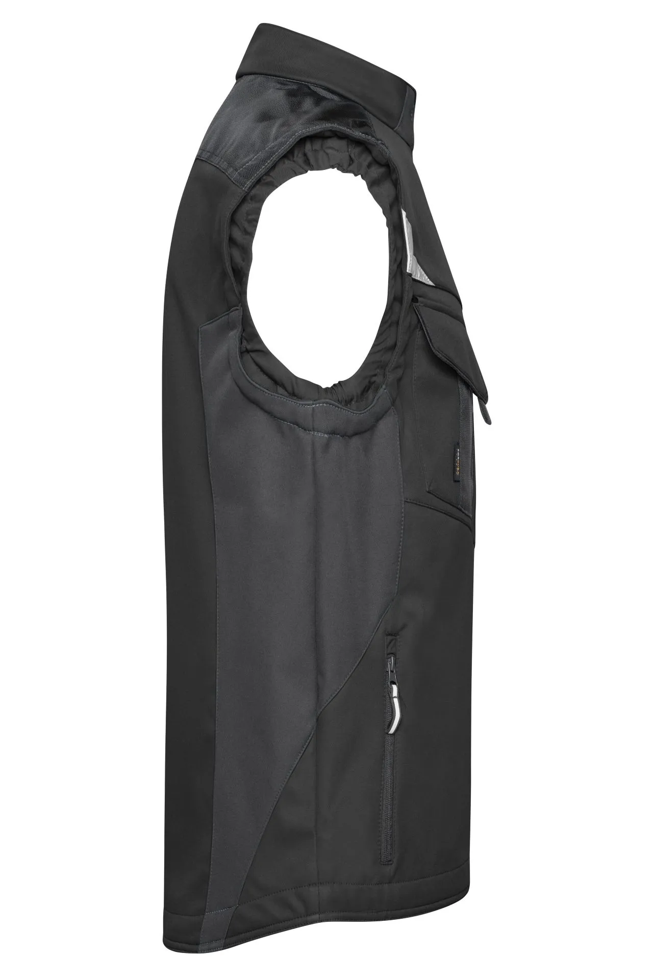 James & Nicholson JN845 – Funktionale Softshell-Arbeitsweste mit CORDURA®