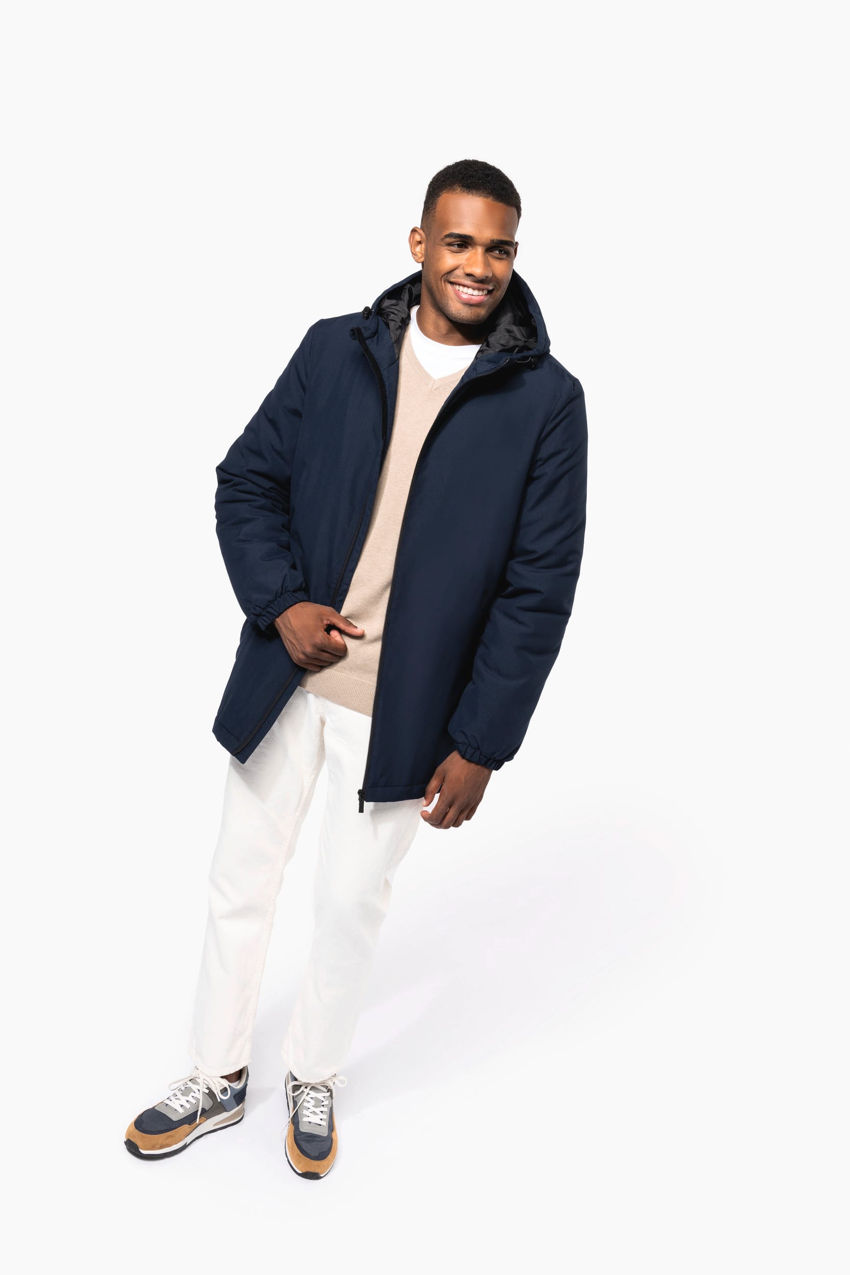 Recycelter Unisex-Kapuzenparka