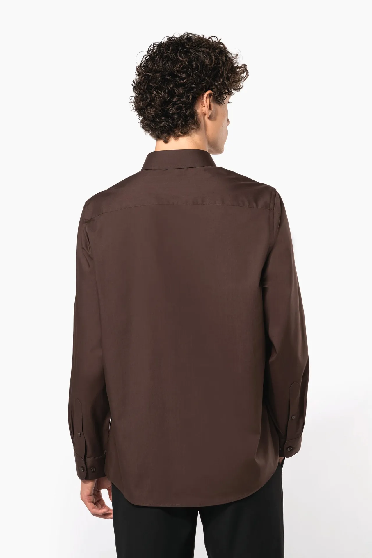 Popeline-Hemd Baumwollpolyester pflegeleicht für Herren