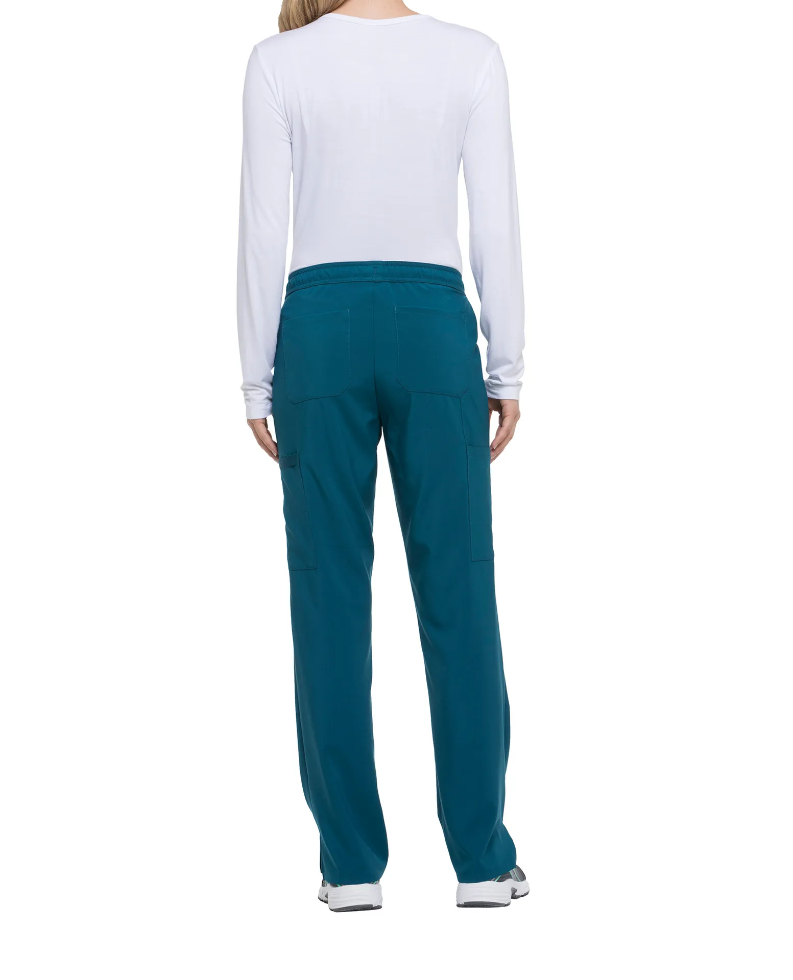 Damenhose mit mittlerem Bund und Kordelzug