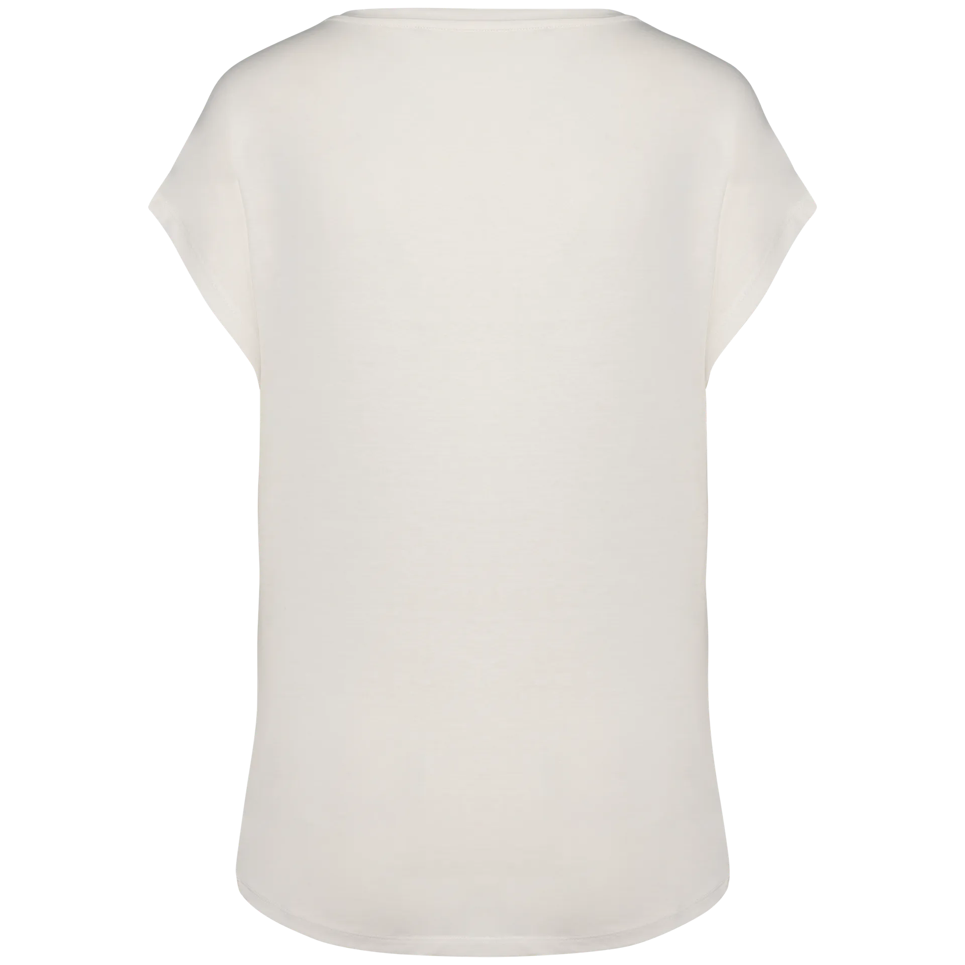 Umweltfreundliches Loose Damen-T-Shirt mit V-Ausschnitt