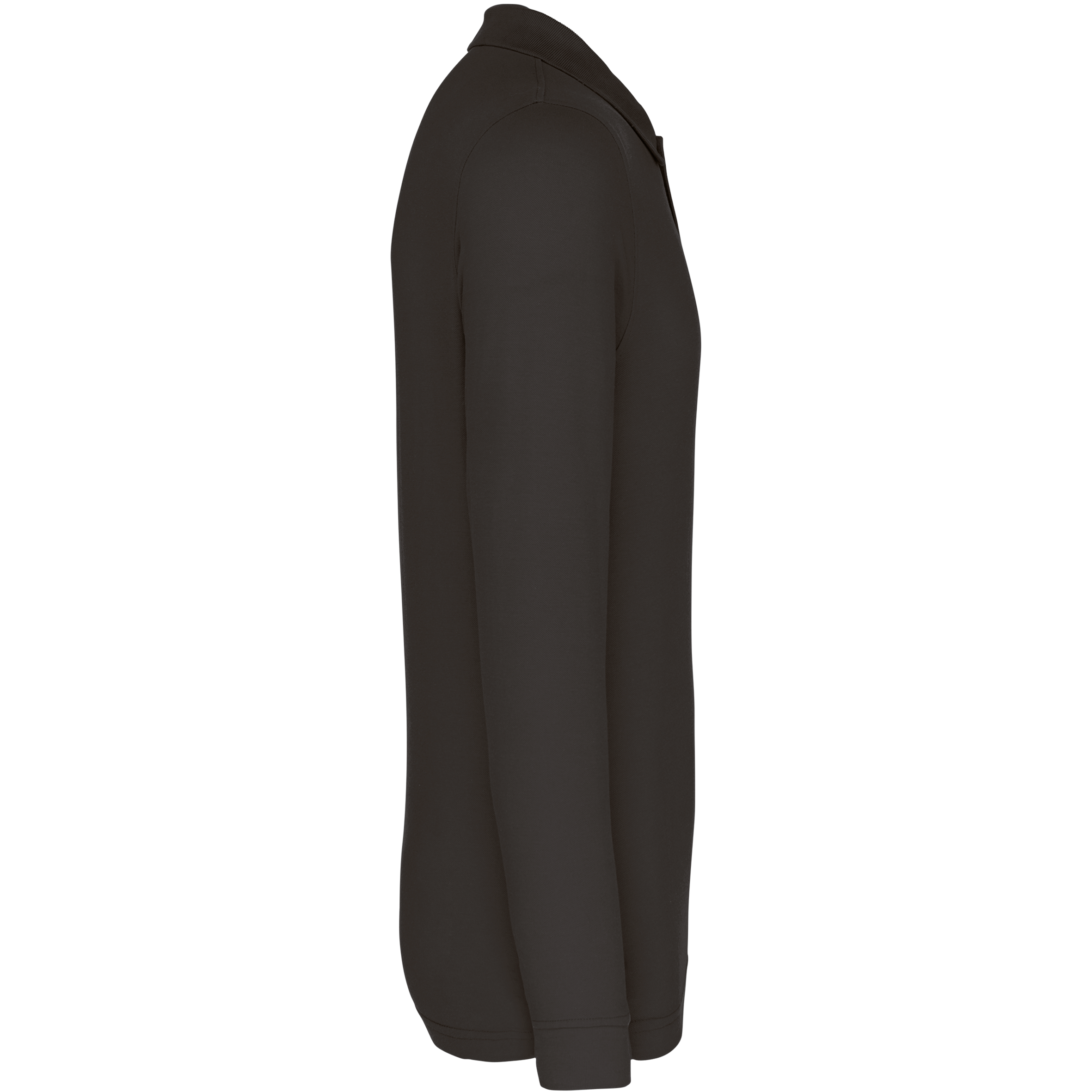 Herren Langarm-Polohemd. Baumwollpiqué