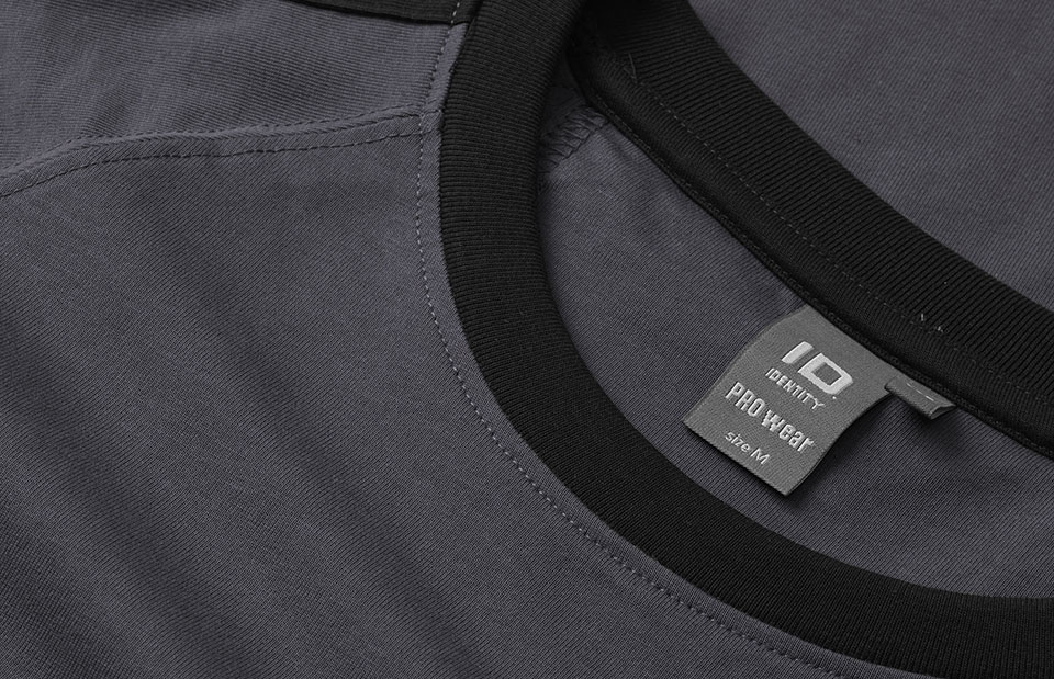 ID Pro Wear 0302 -Strapazierfähiges T-Shirt mit Kontrastdetails