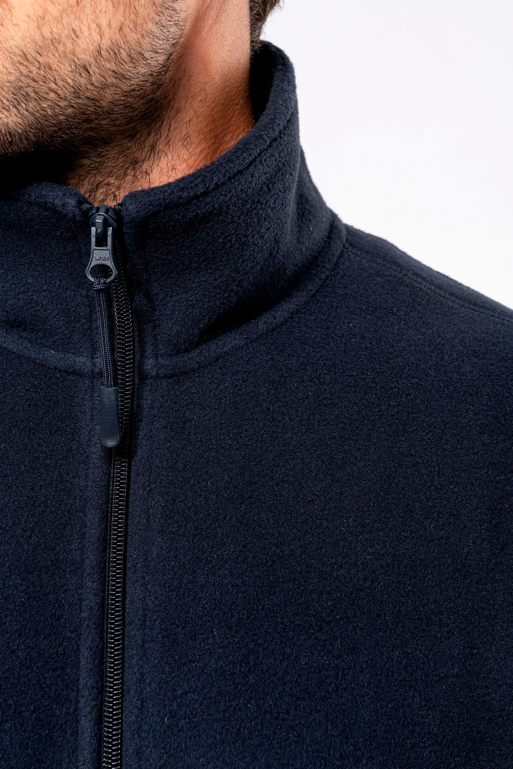 Verstellbare Fleecejacke mit elastischen Ärmelbündchen