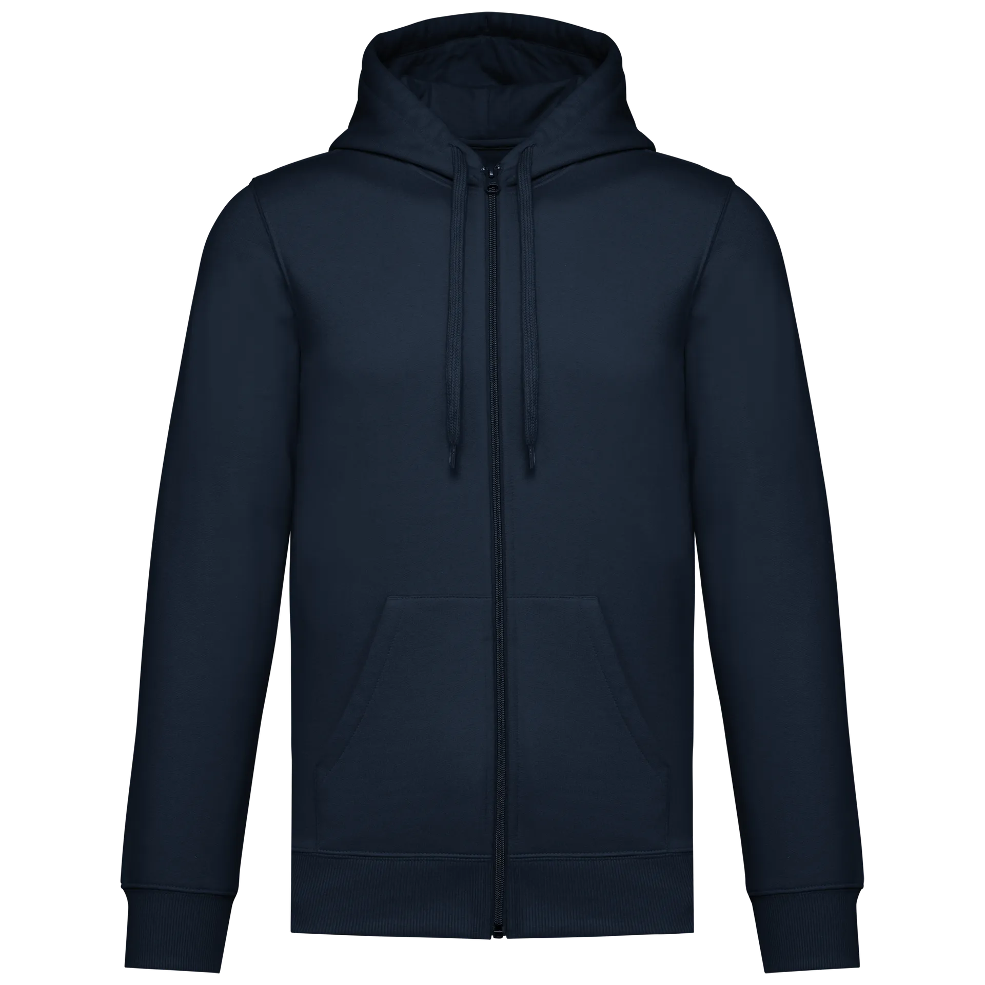 Recyceltes Unisex-Sweatshirt mit Reißverschluss und Kapuze