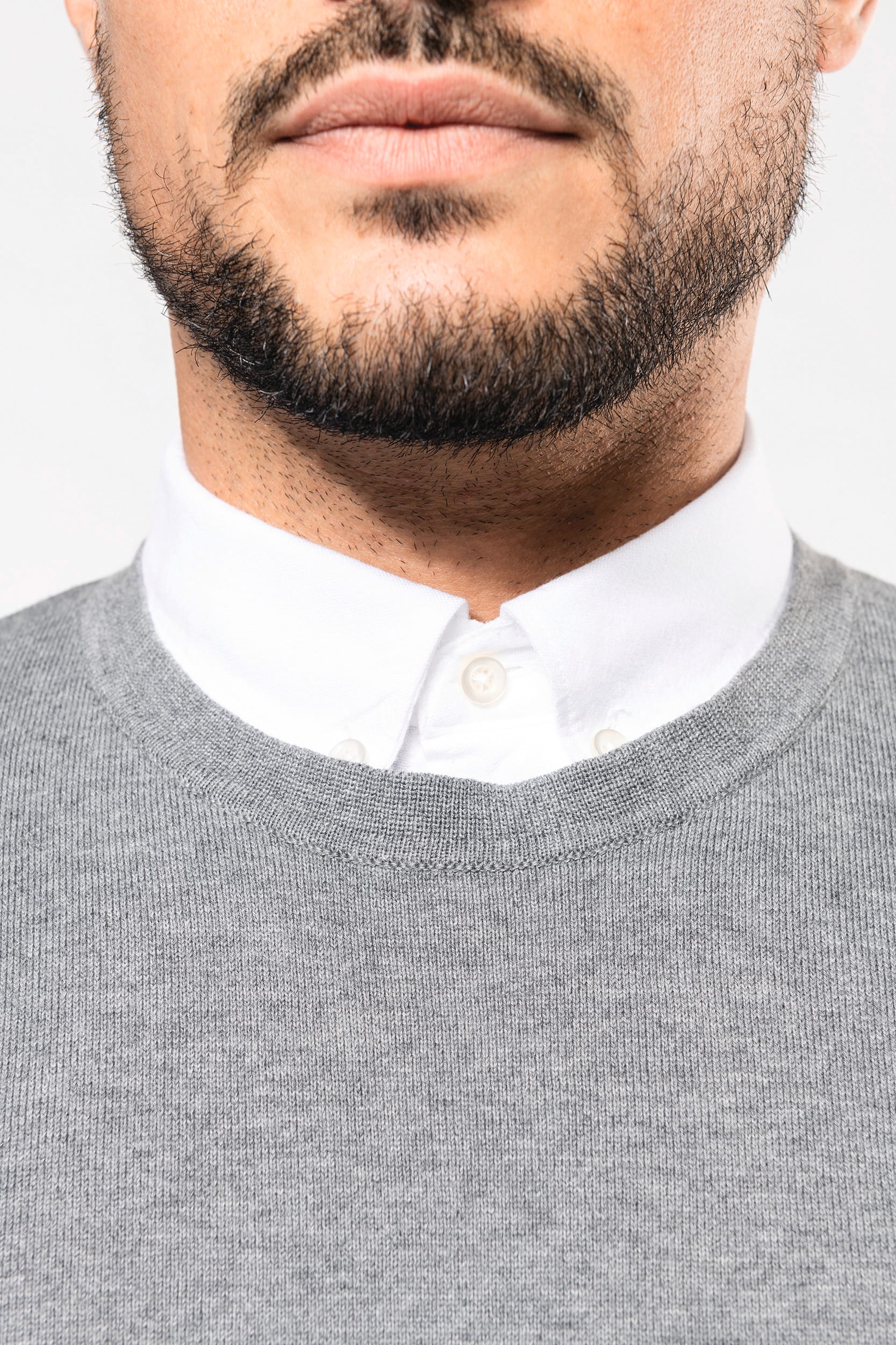 Supima®-Herrenpullover mit Rundhalsausschnitt