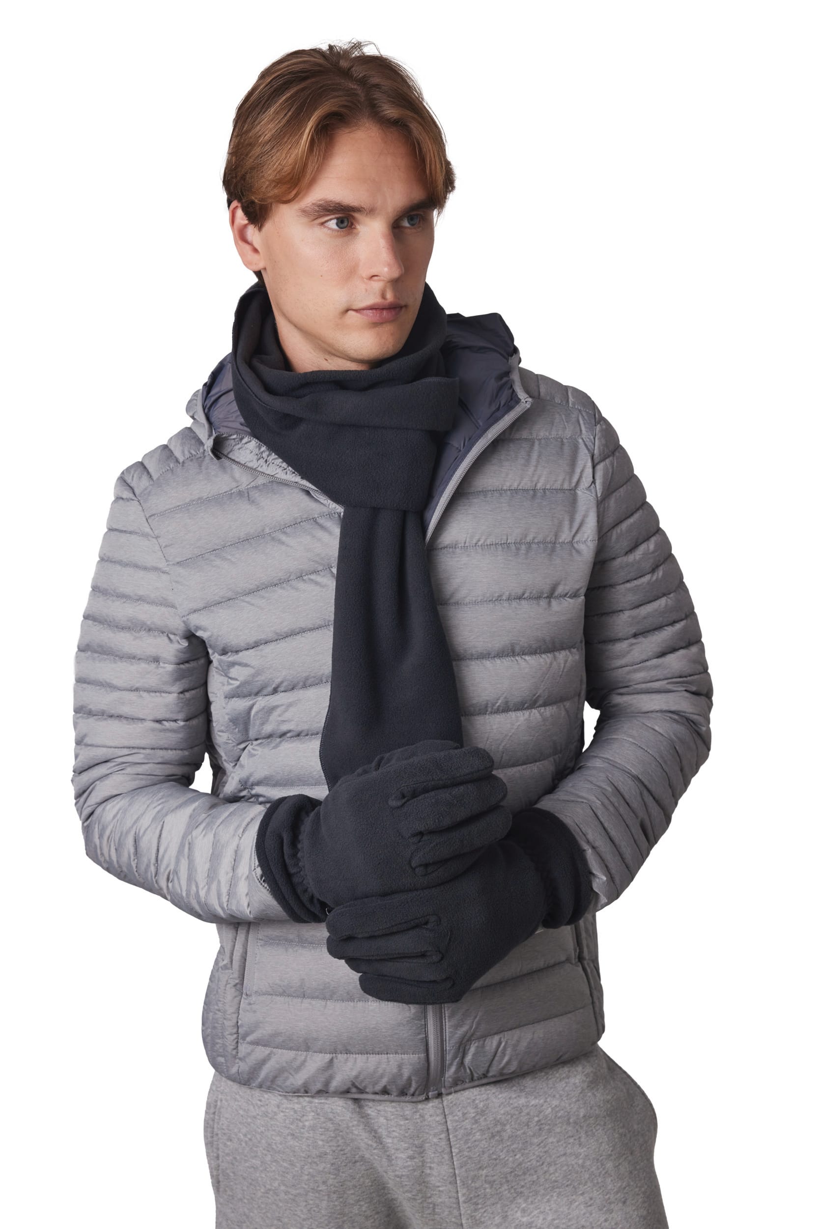 Recycelte Schal aus Mikrofleece