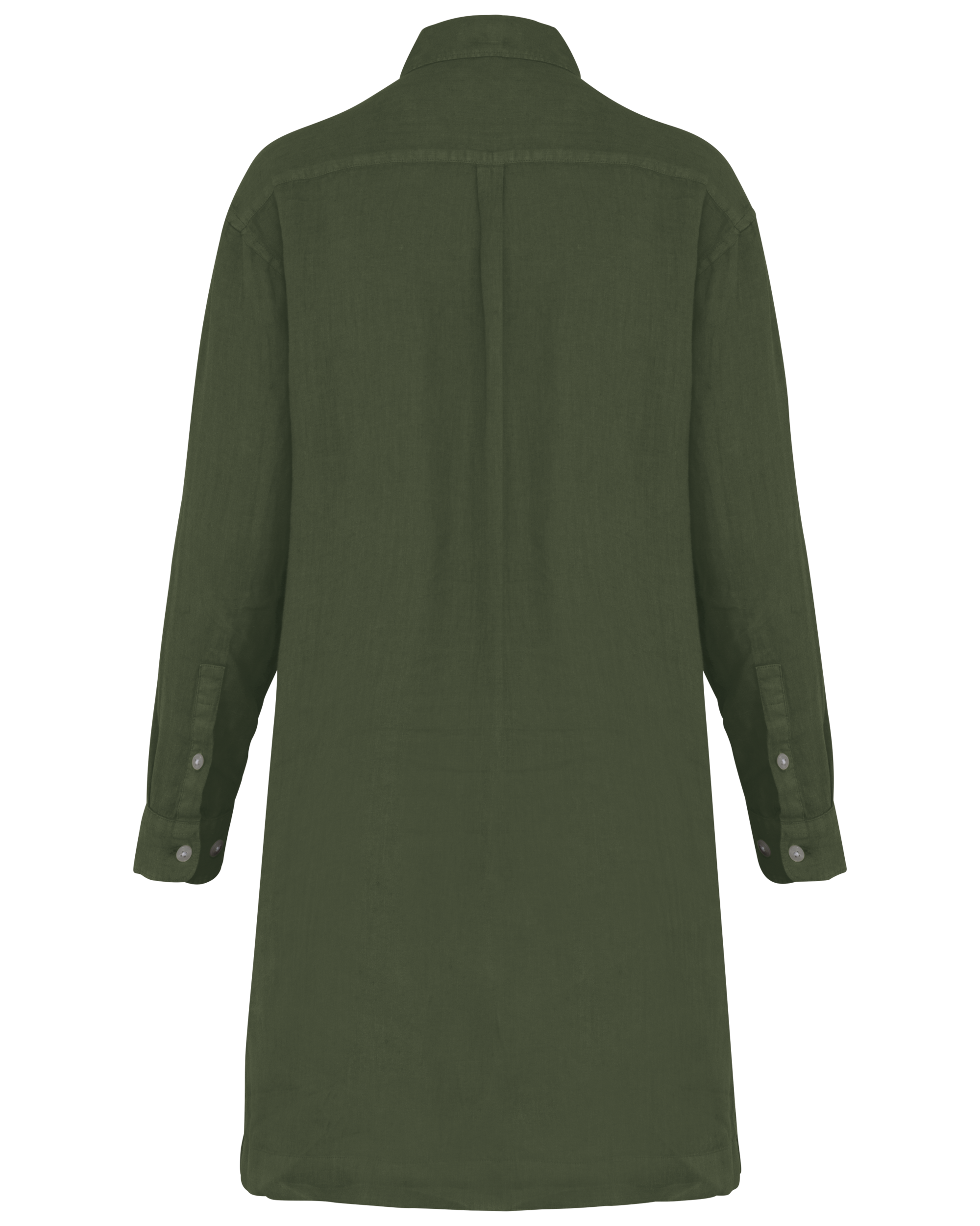 Hemdblusenkleid aus Leinen für Damen