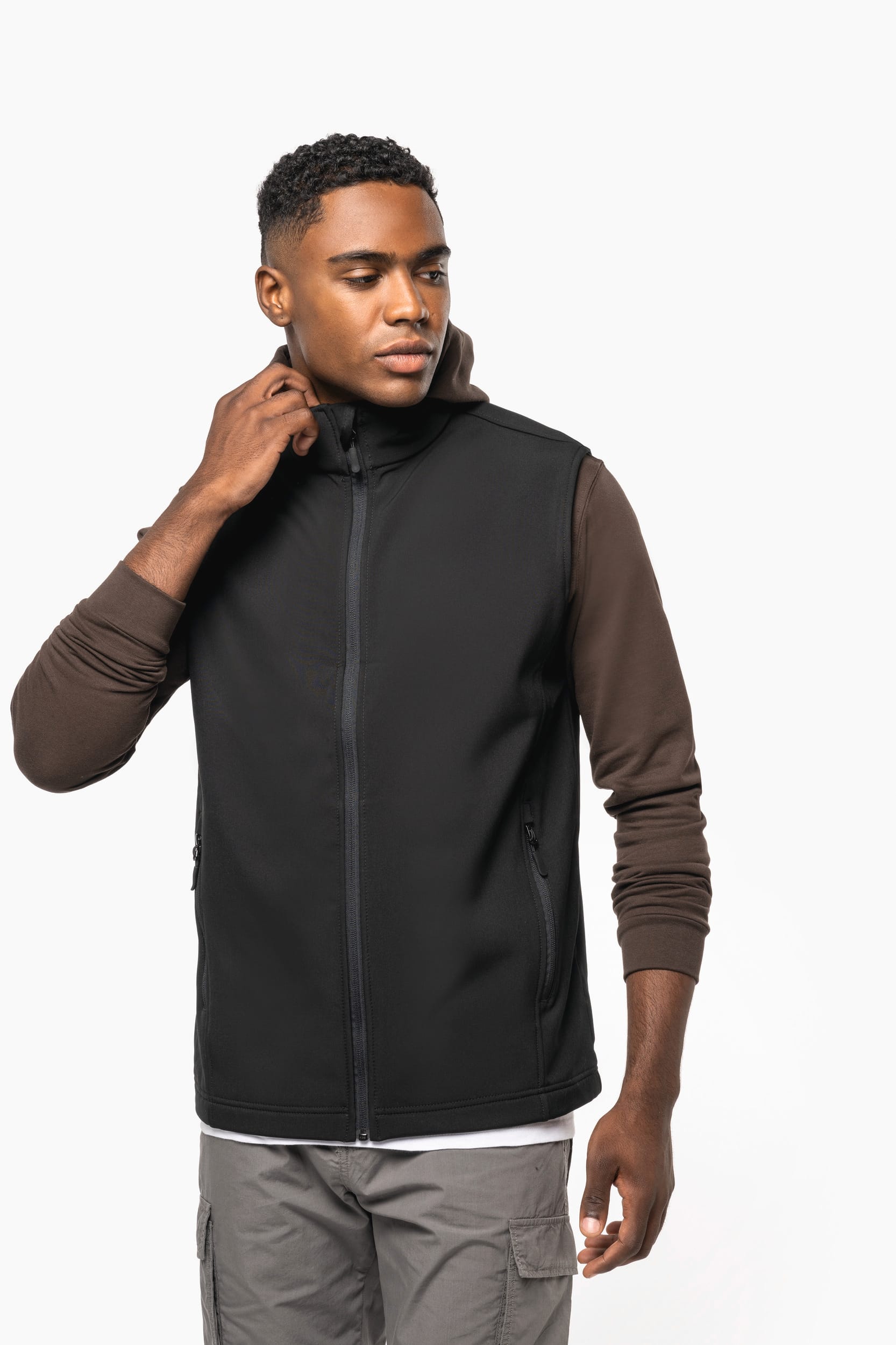 Zweilagiger, umweltfreundlicher Unisex-Softshell-Bodywärmer