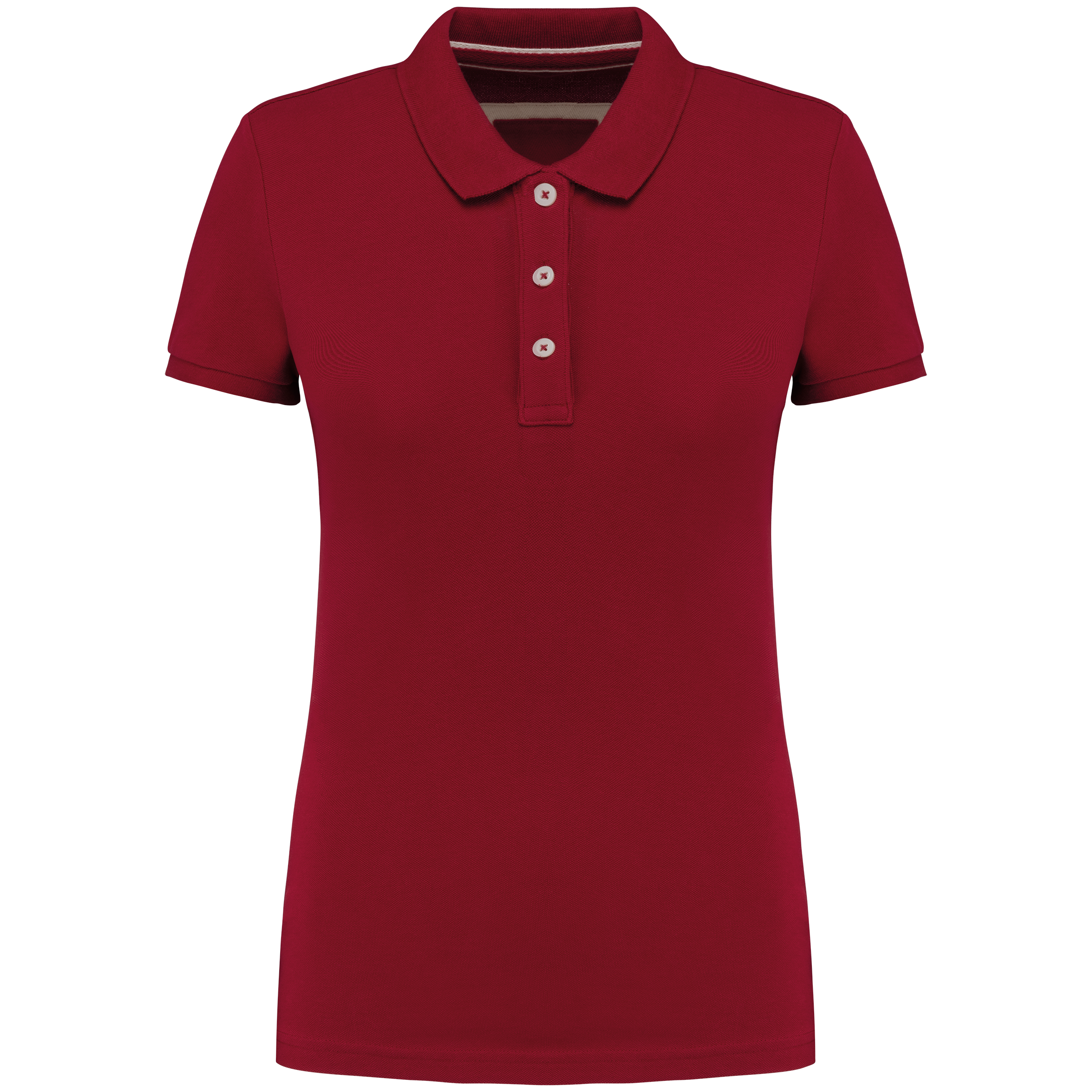 Kurzarm-Polohemd für Damen im Vintage-Stil