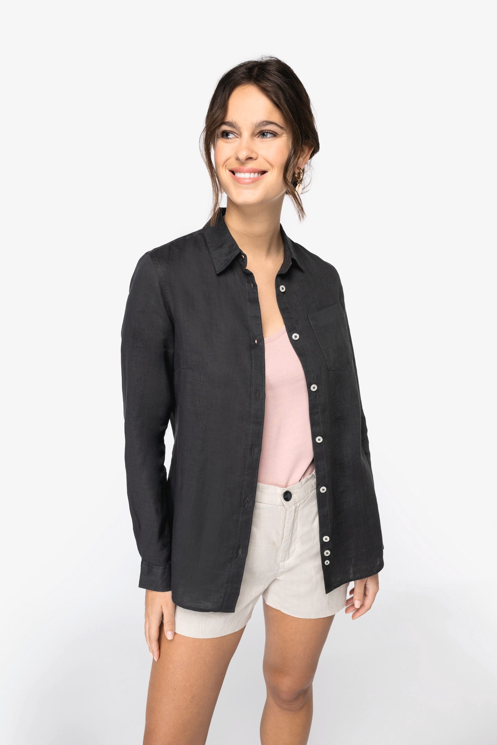 Leinen-Bluse für Damen