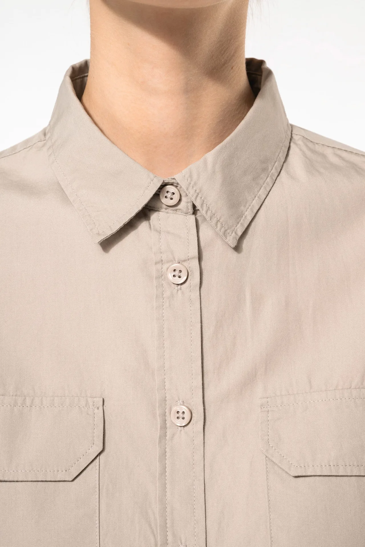 Langarm-Safarihemd für Damen