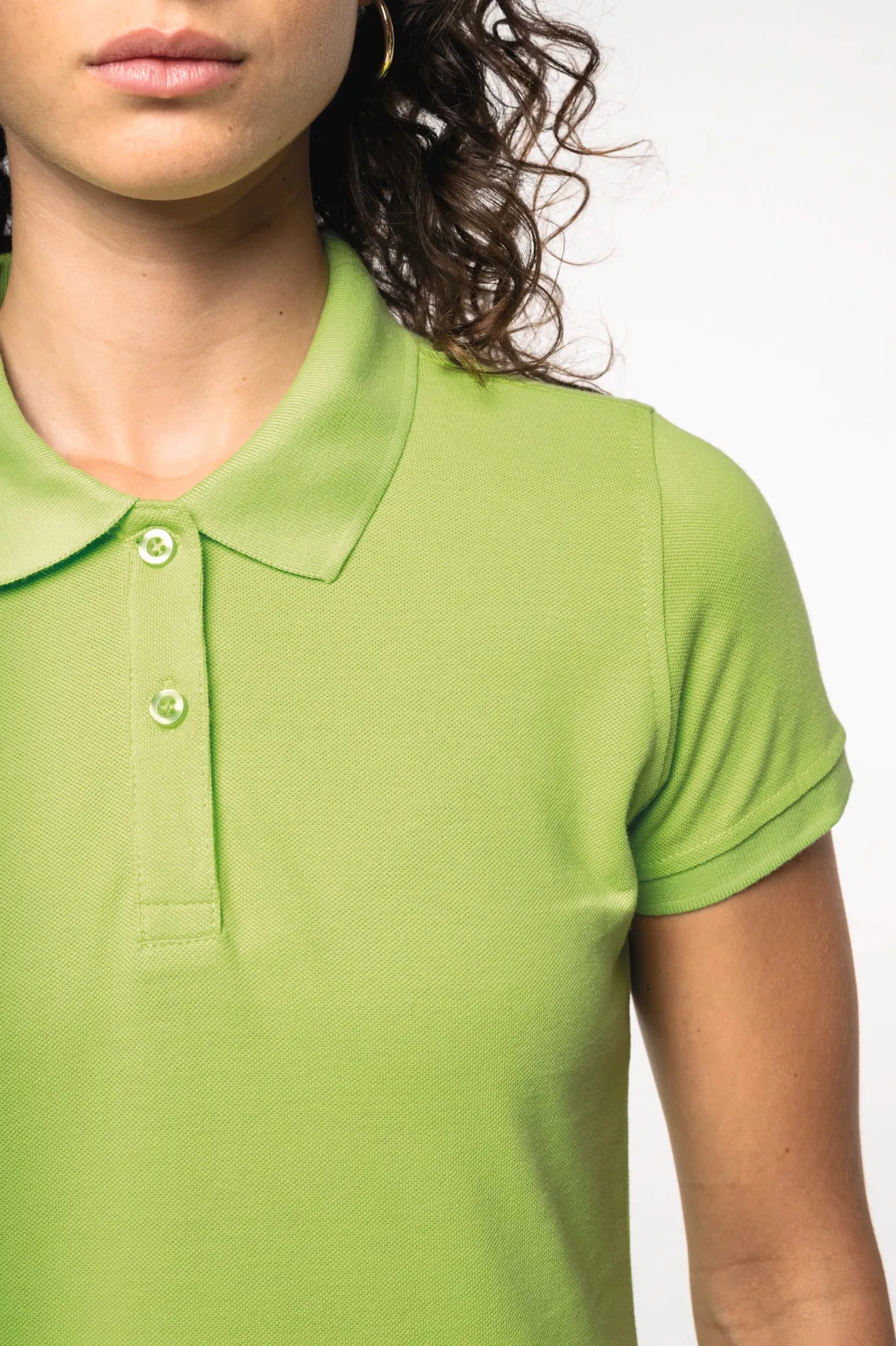 Damen Poloshirt aus Baumwollpiqué